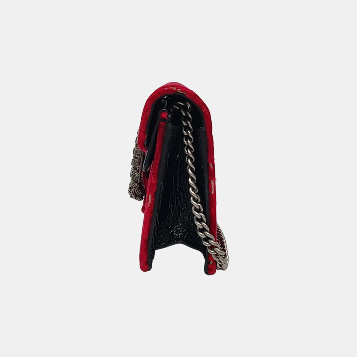 Dionysus Super Mini Monogram Velvet Red