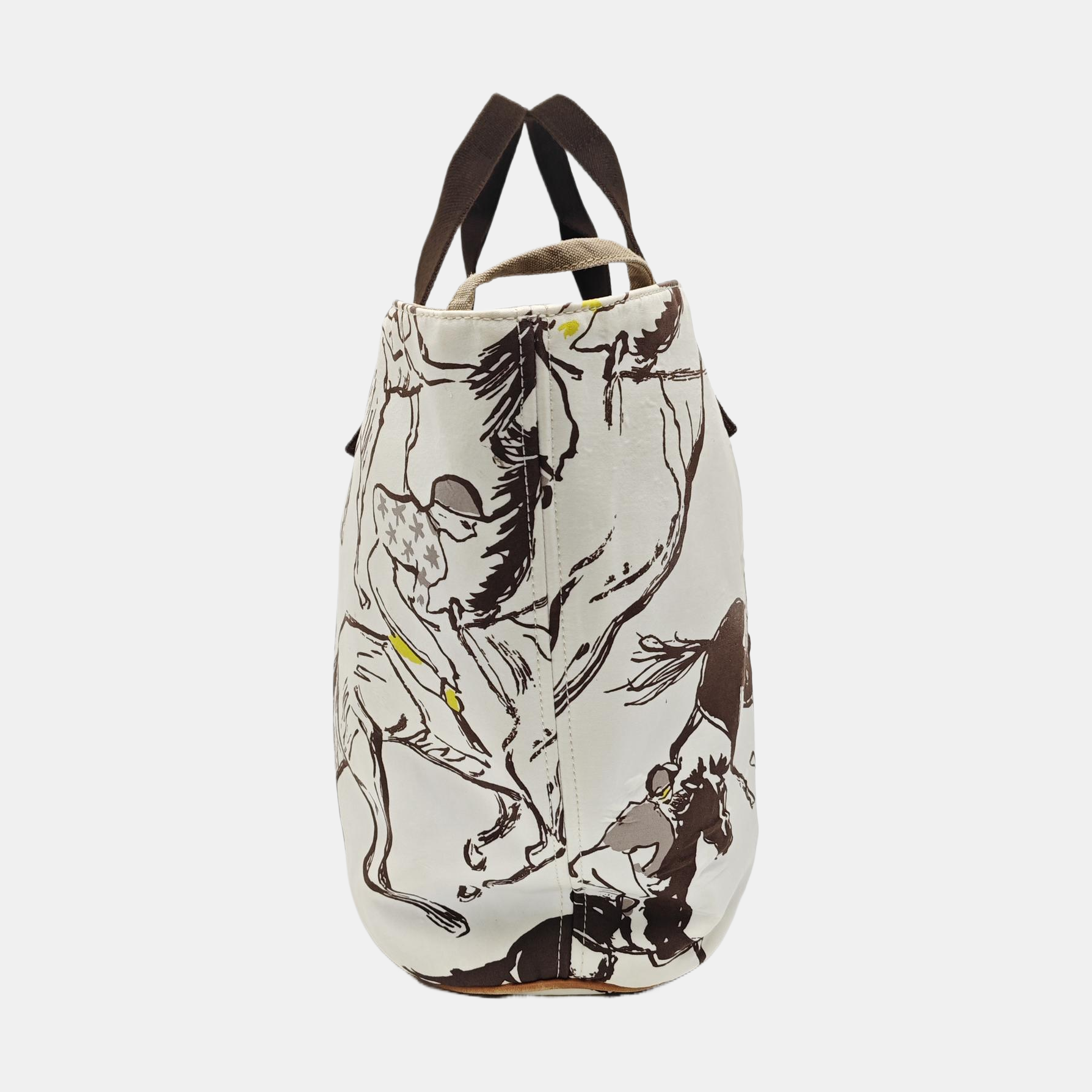 Panier De Plage Canvas White