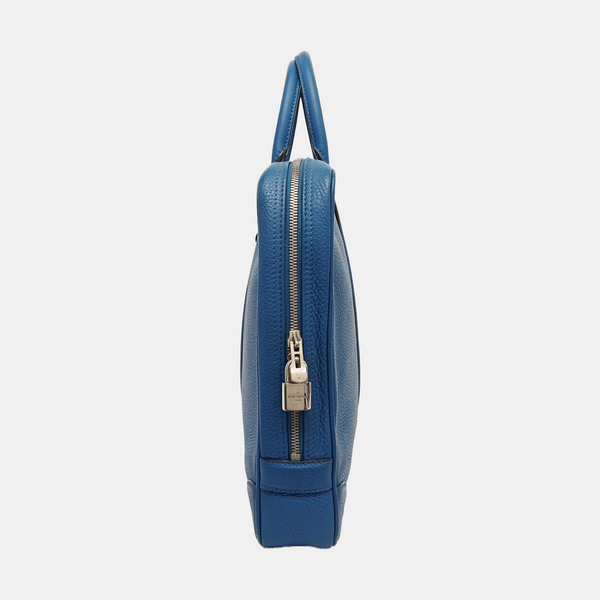 PORTE-DOCUMENTS Calfskin Blue