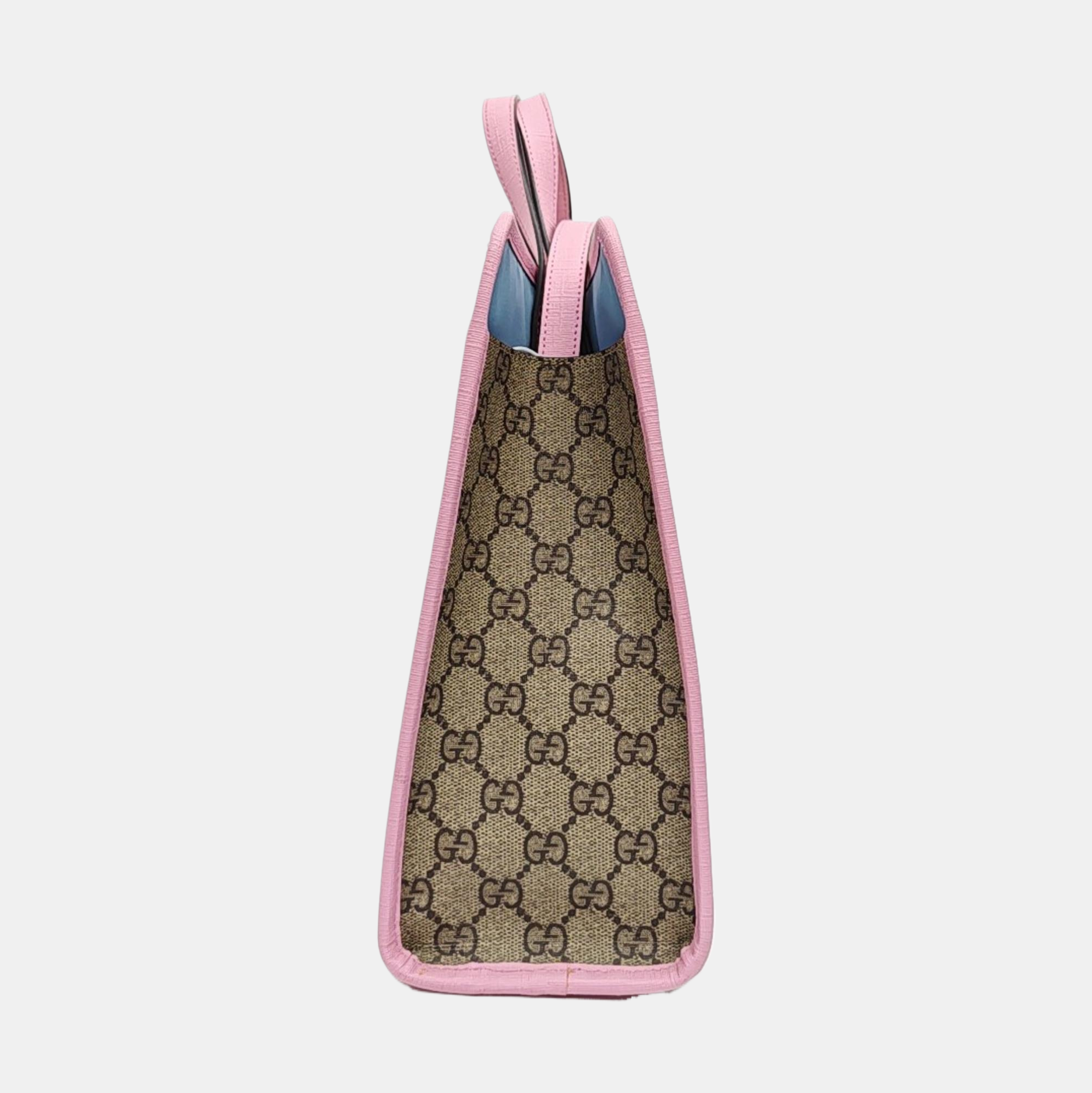Children’s GG Bucket Monogram Coated Canvas Beige
