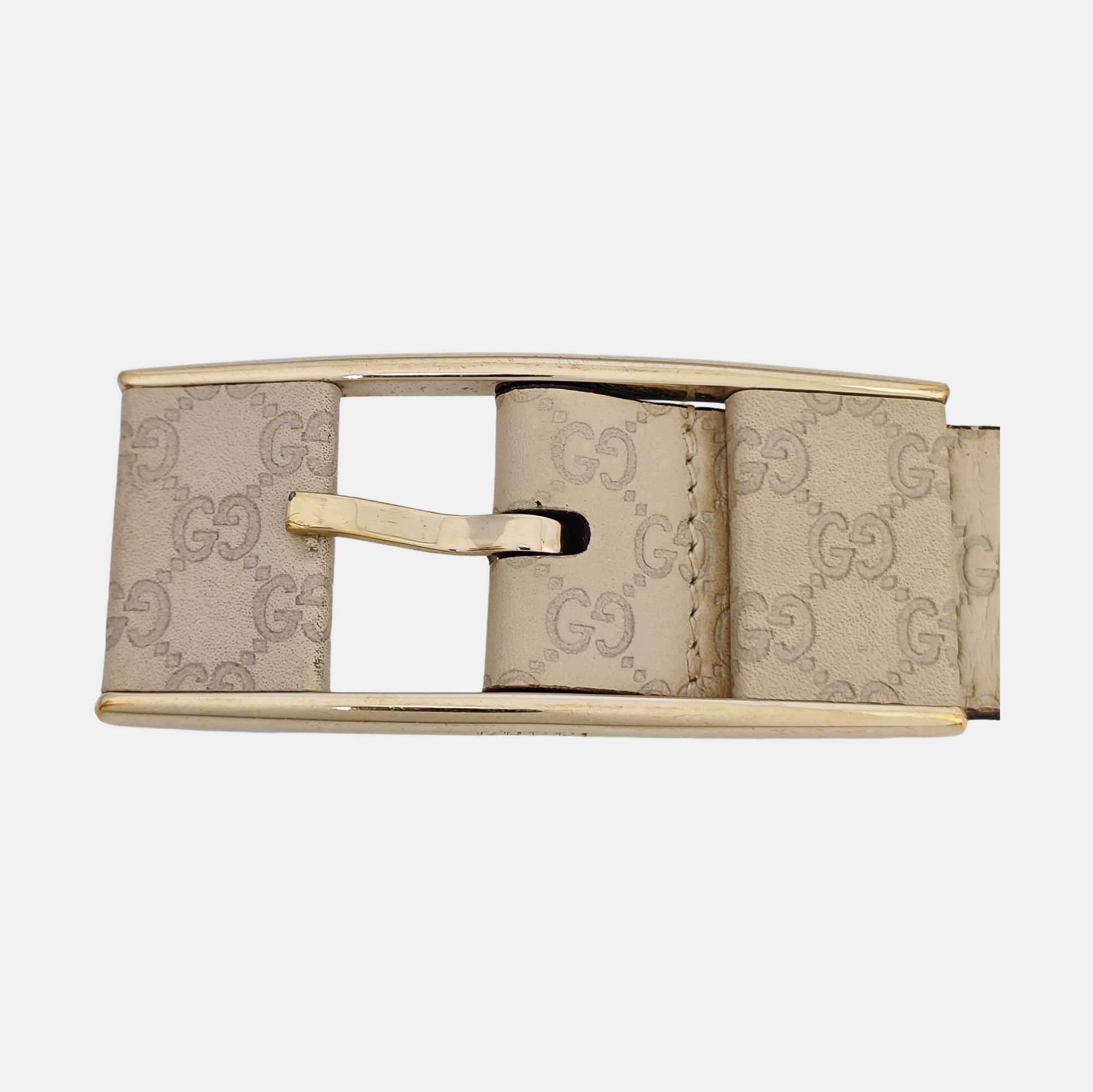 Leather Belt White