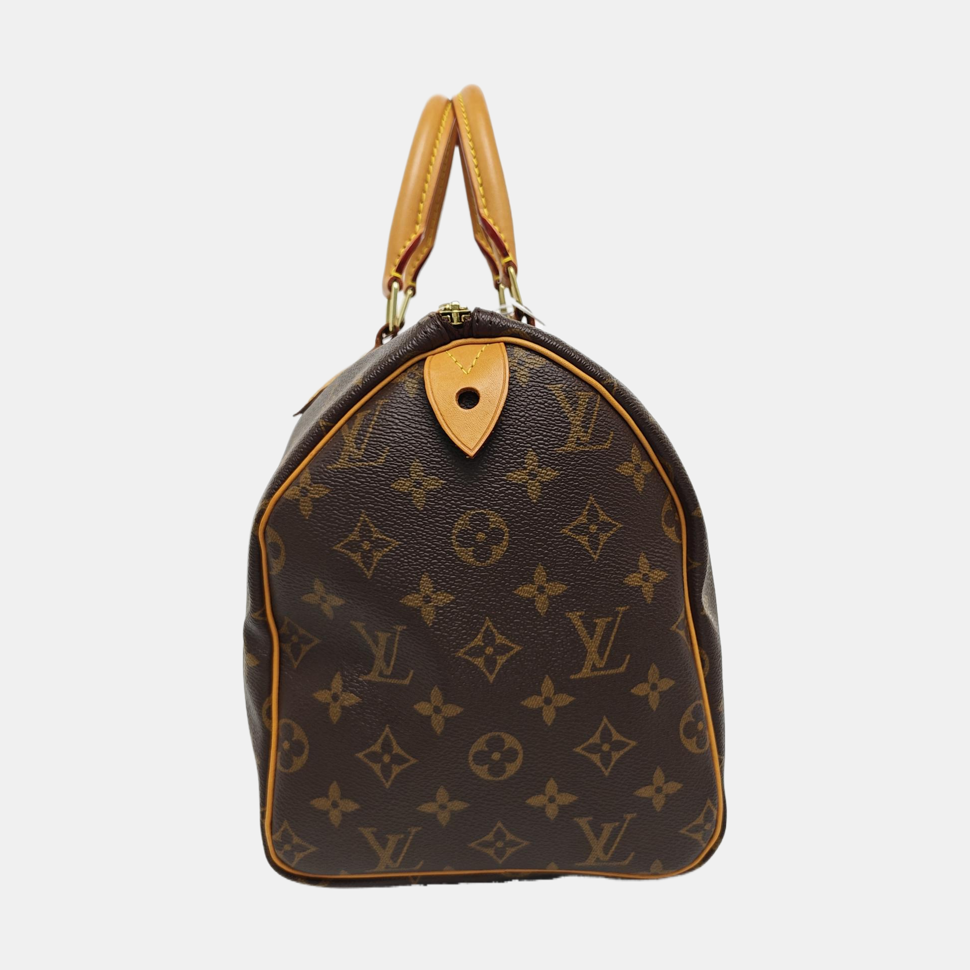 SPEEDY 30 Monogram Coated Canvas Brown