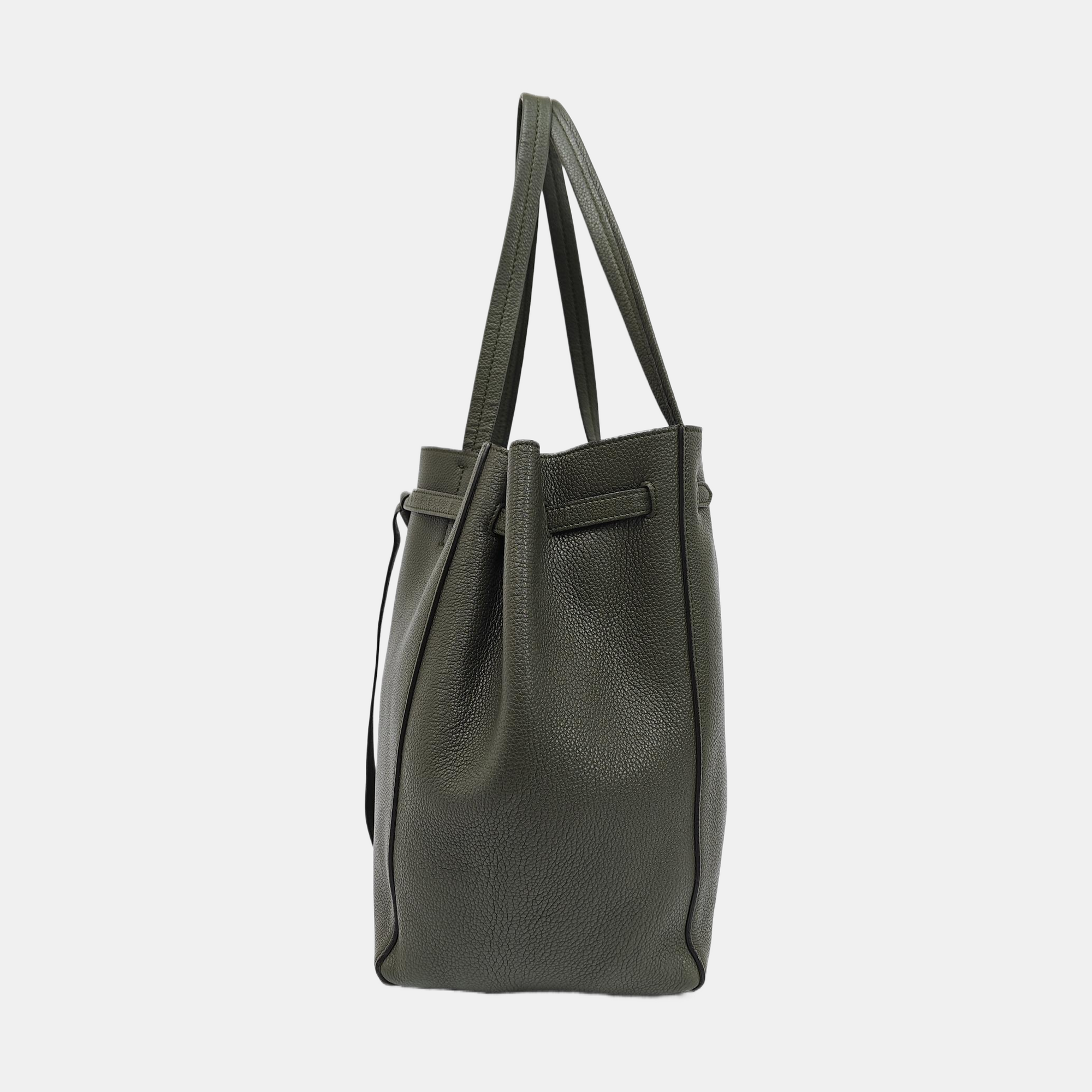 CABAS PHANTOM Small Calfskin Green