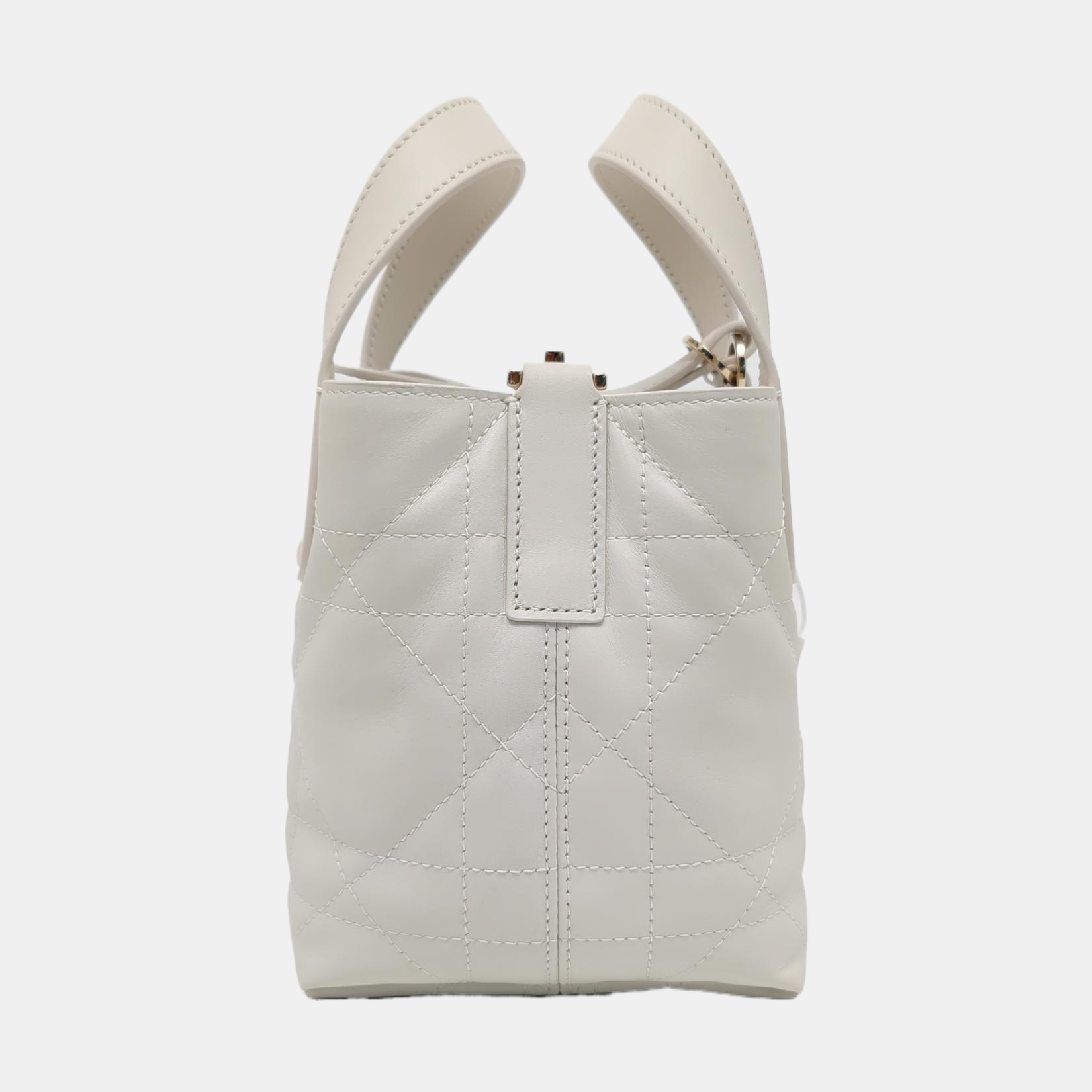 Toujours Nano Cannage Calfskin White