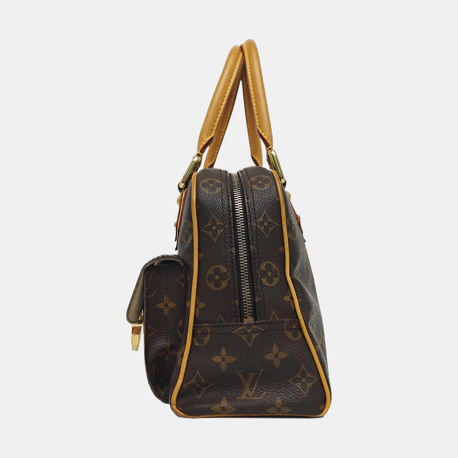 MANHATTAN PM Monogram Coated Canvas Brown