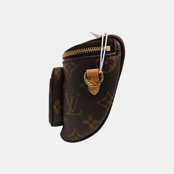 BUMBAG Mini Monogram Coated Canvas Brown