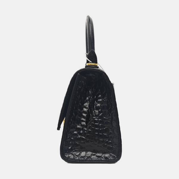 Hourglass XS Calfskin Black