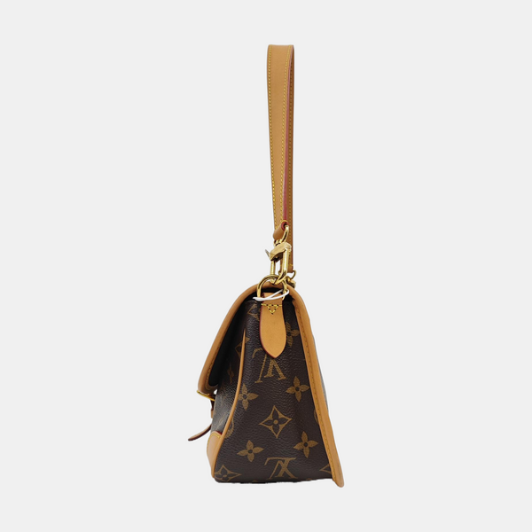 DIANE Monogram Coated Canvas Brown