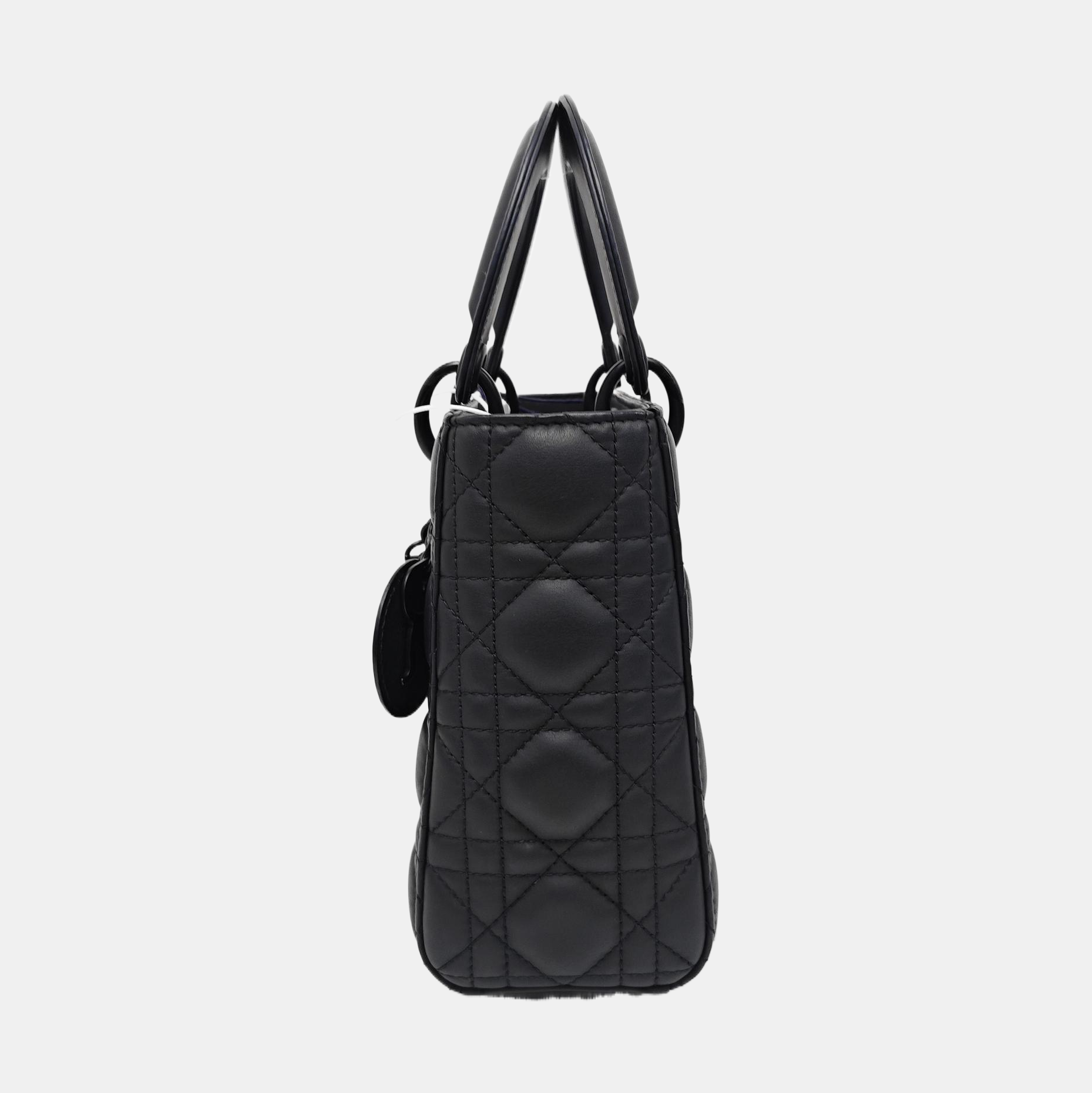 Lady Dior Small Cannage Calfskin Black