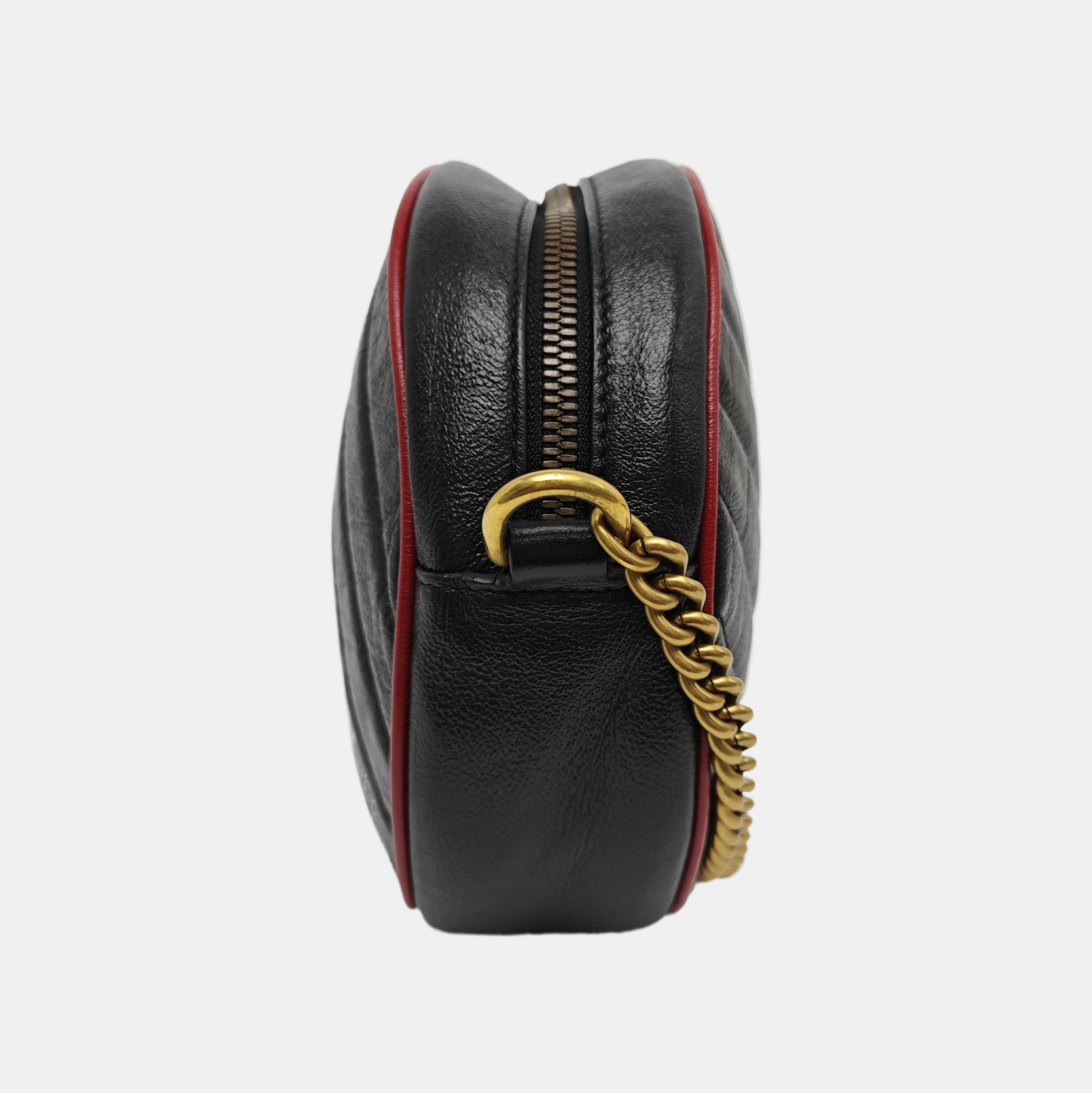 GG Marmont Mini Quilted Calfskin Black