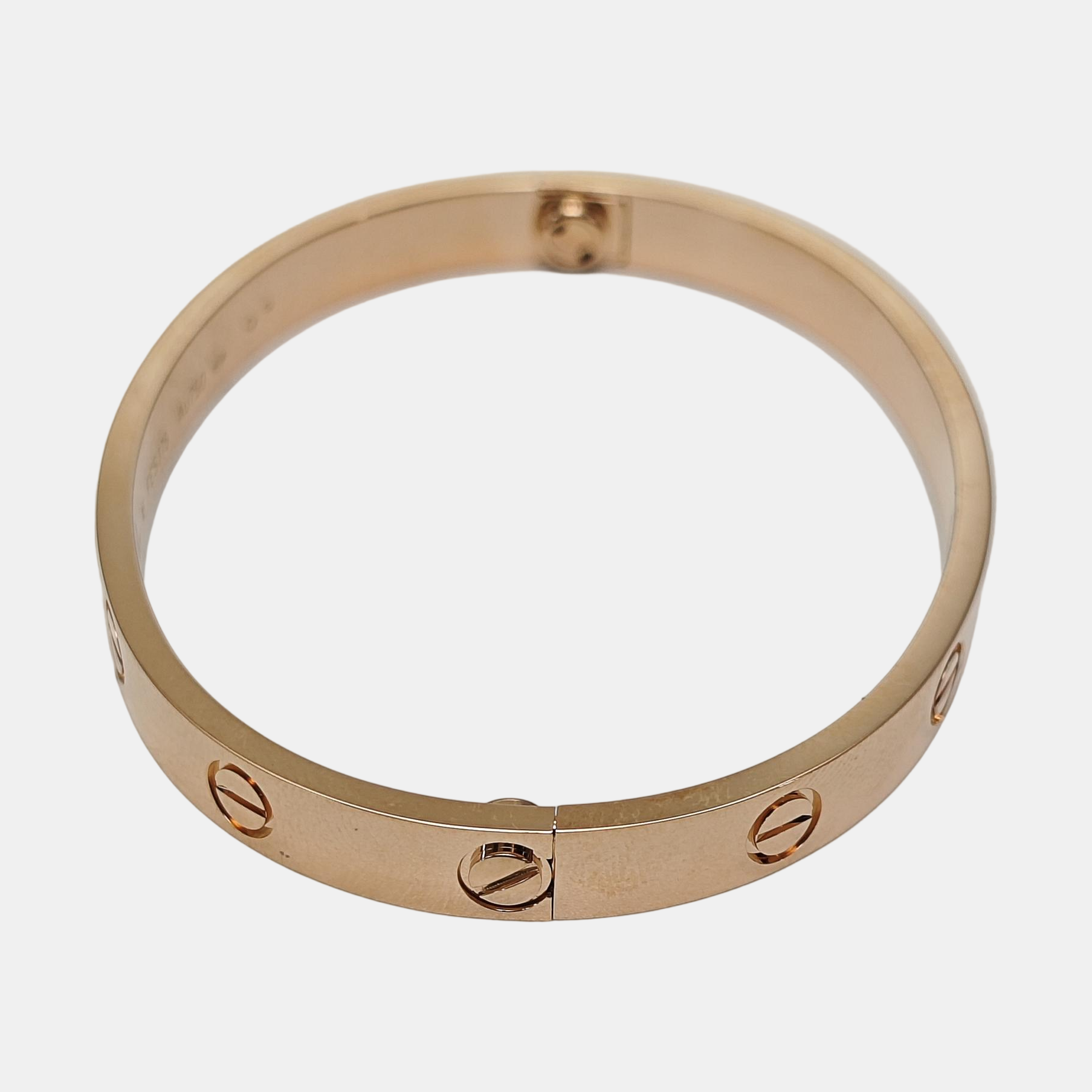 LOVE 18k Rose Gold Bangle