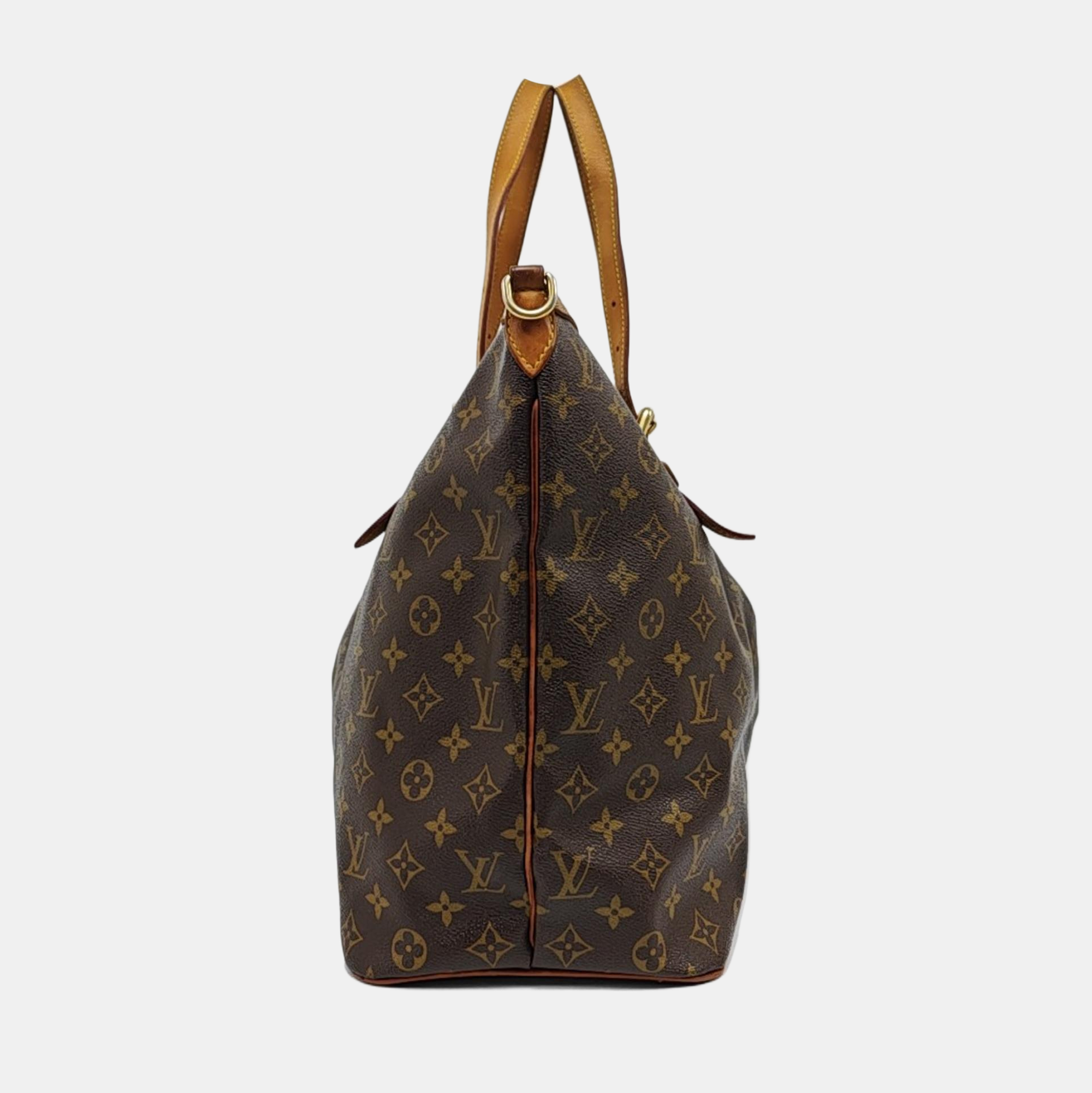 PALERMO GM Monogram Coated Canvas Brown