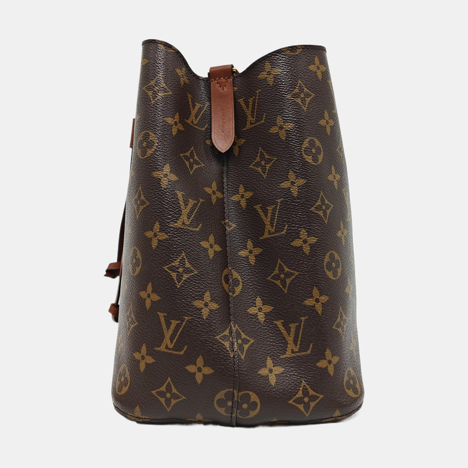 NÉONOÉ MM Monogram Coated Canvas Brown