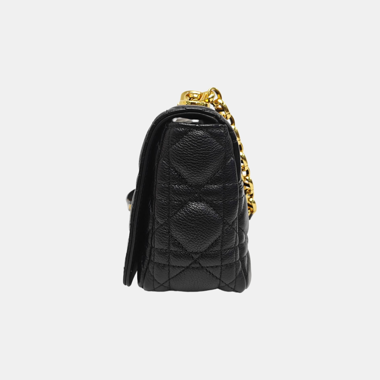 Dior Caro Small Cannage Calfskin Black