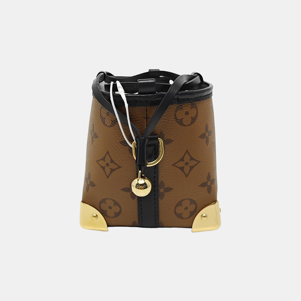 NOÉ PURSE LV CHARMS Monogram Coated Canvas Brown