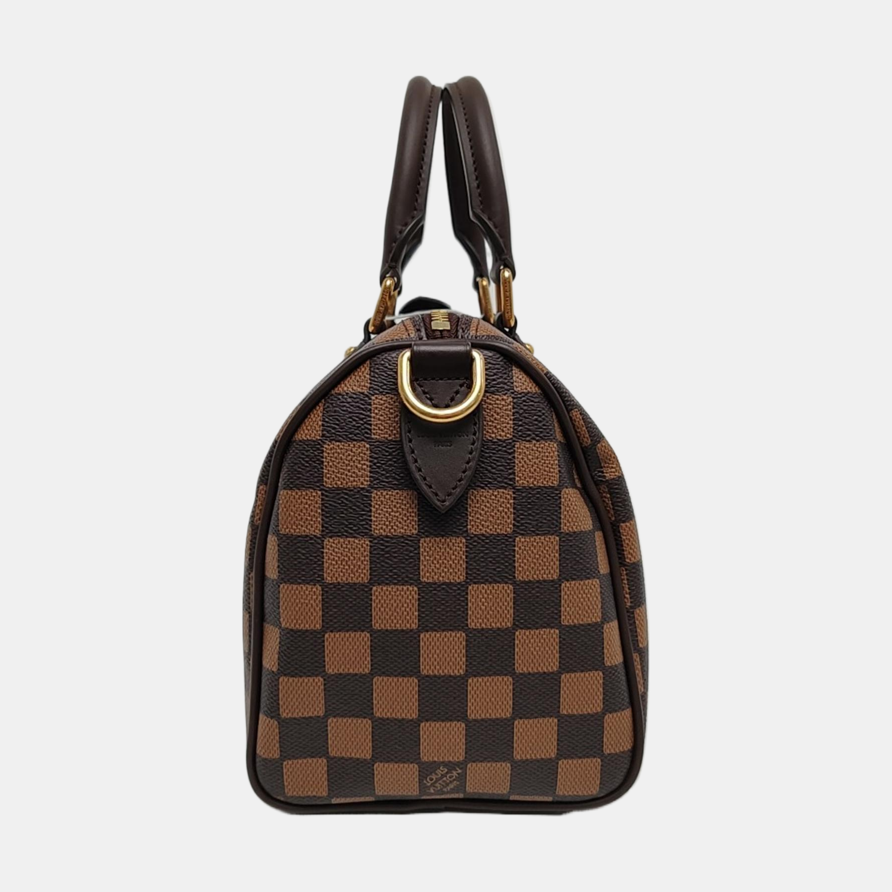 Authenticated pre-owned  SPEEDY 25 Coated Canvas Brown - Shoulder Bag at Looply