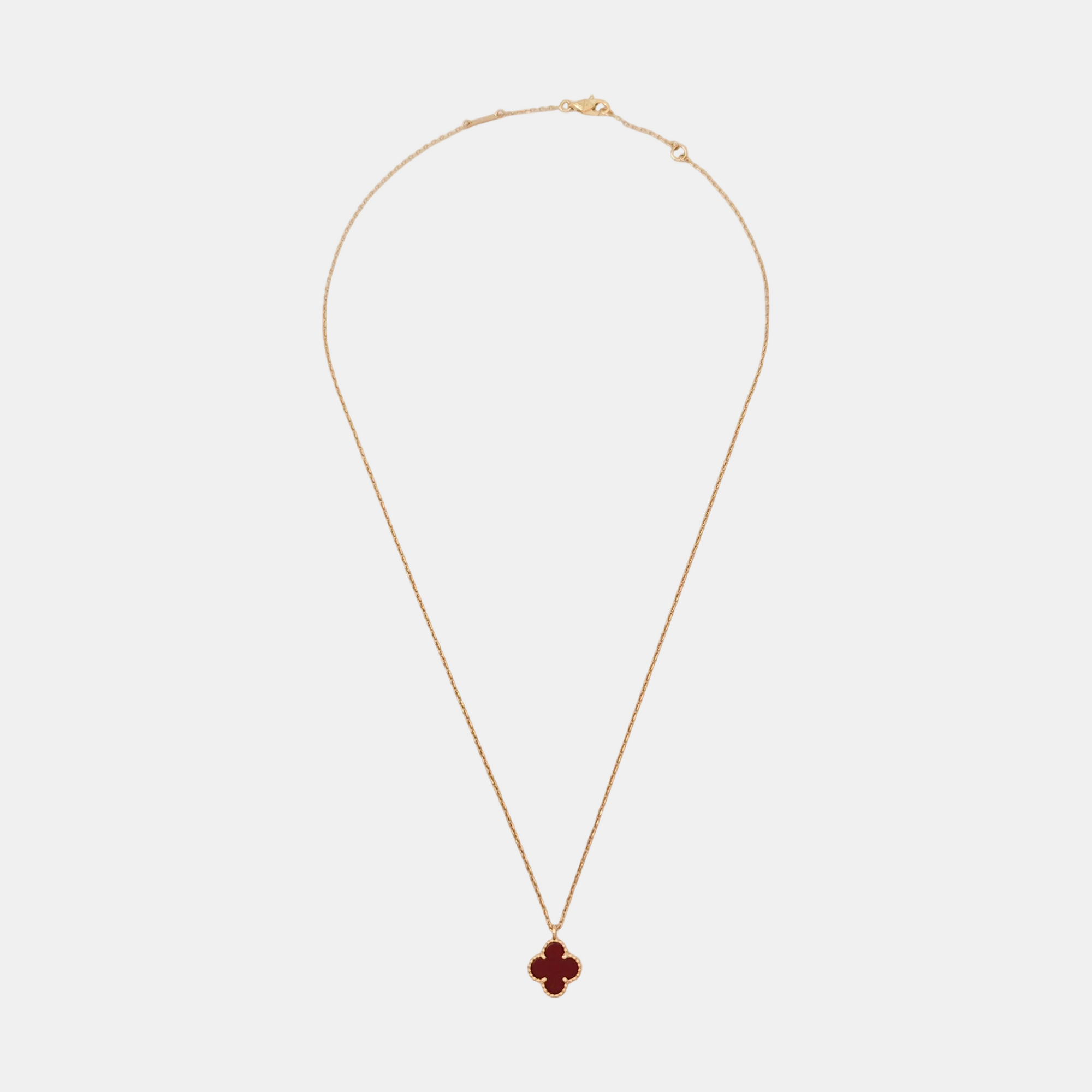 Sweet Alhambra 18k Rose Gold Necklace