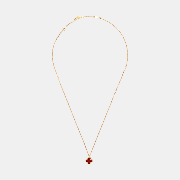 Sweet Alhambra 18k Rose Gold Necklace