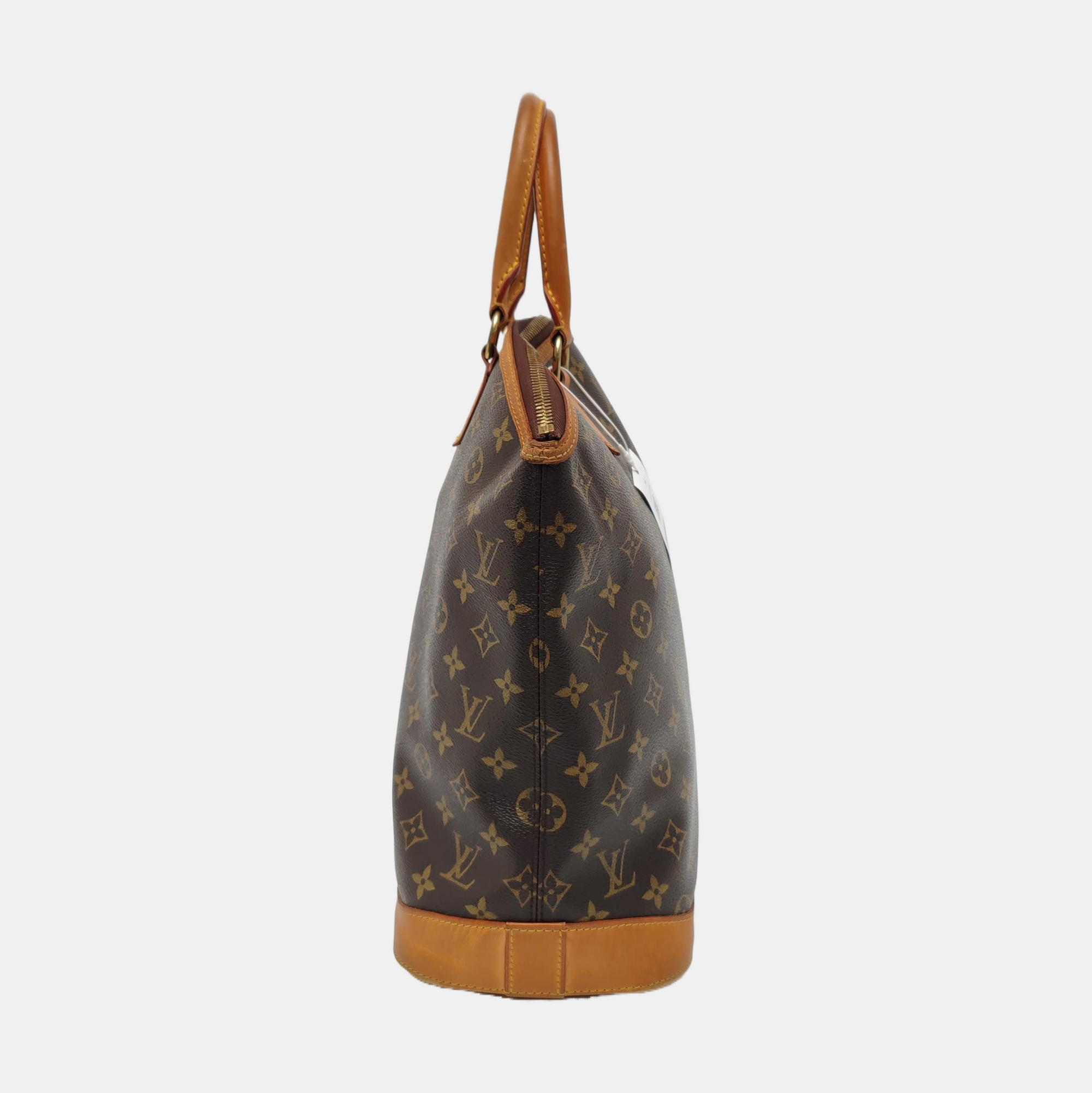 LOCKIT Monogram Coated Canvas Brown
