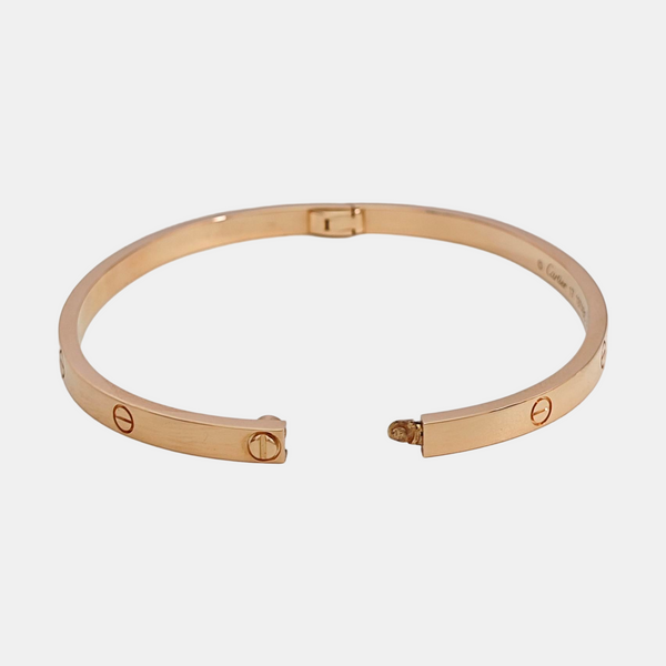 LOVE 18k Rose Gold Bangle
