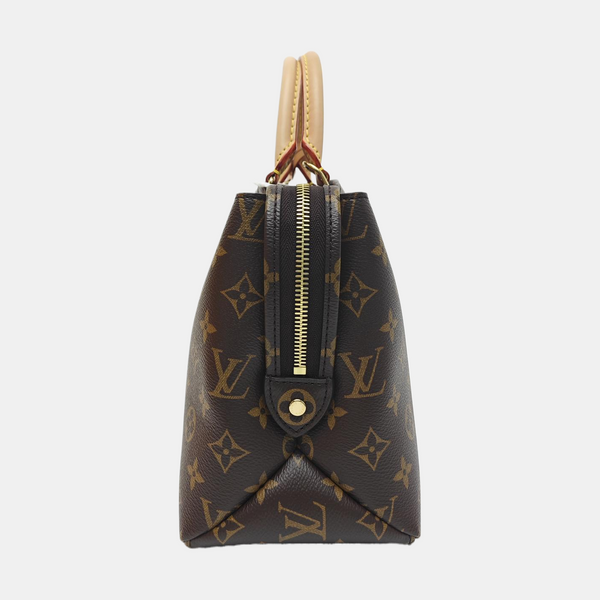 PALAIS PM Monogram Coated Canvas Brown