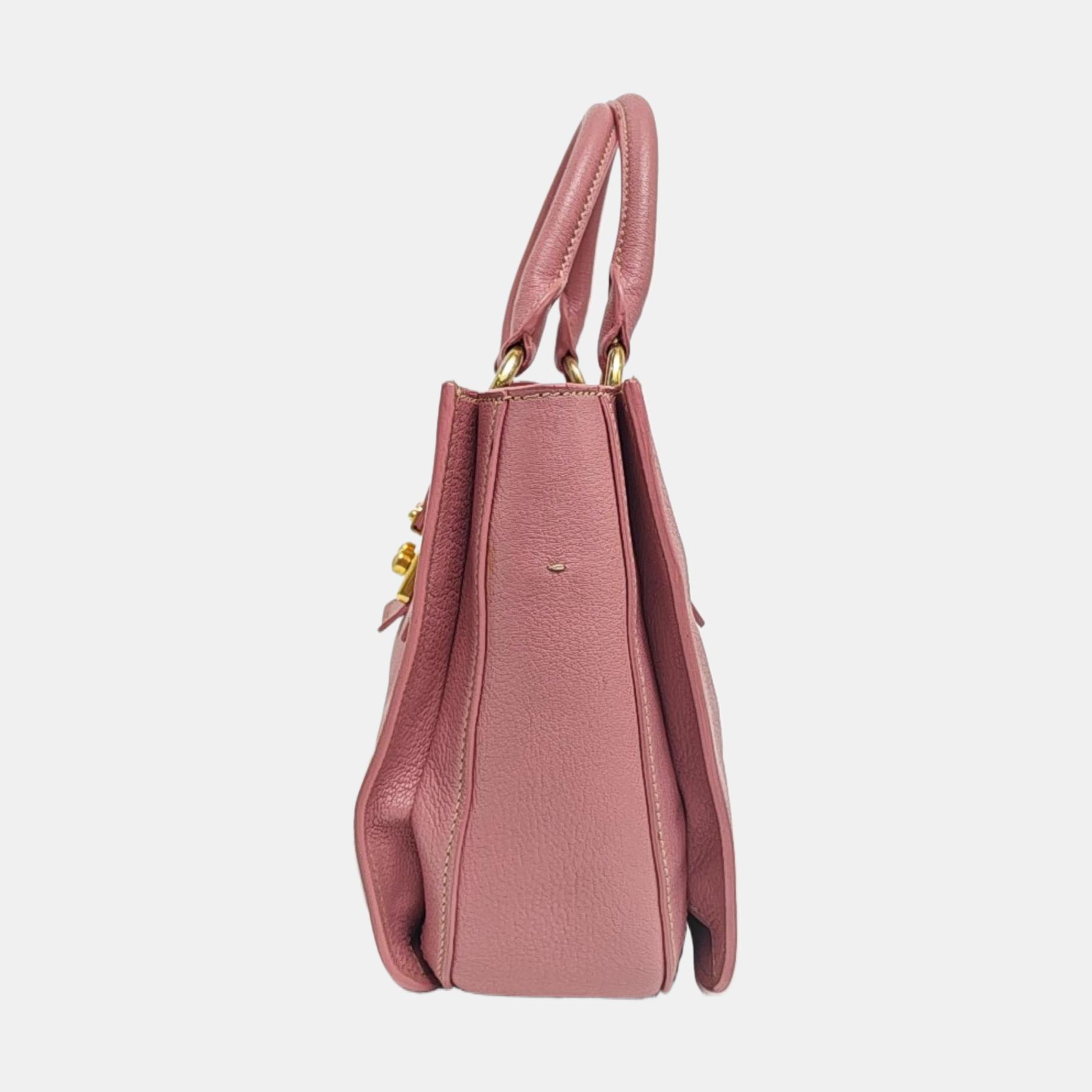 Calfskin Tote Bag Pink