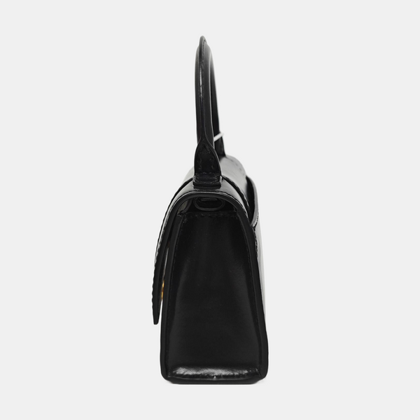 Hourglass Mini Calfskin Black