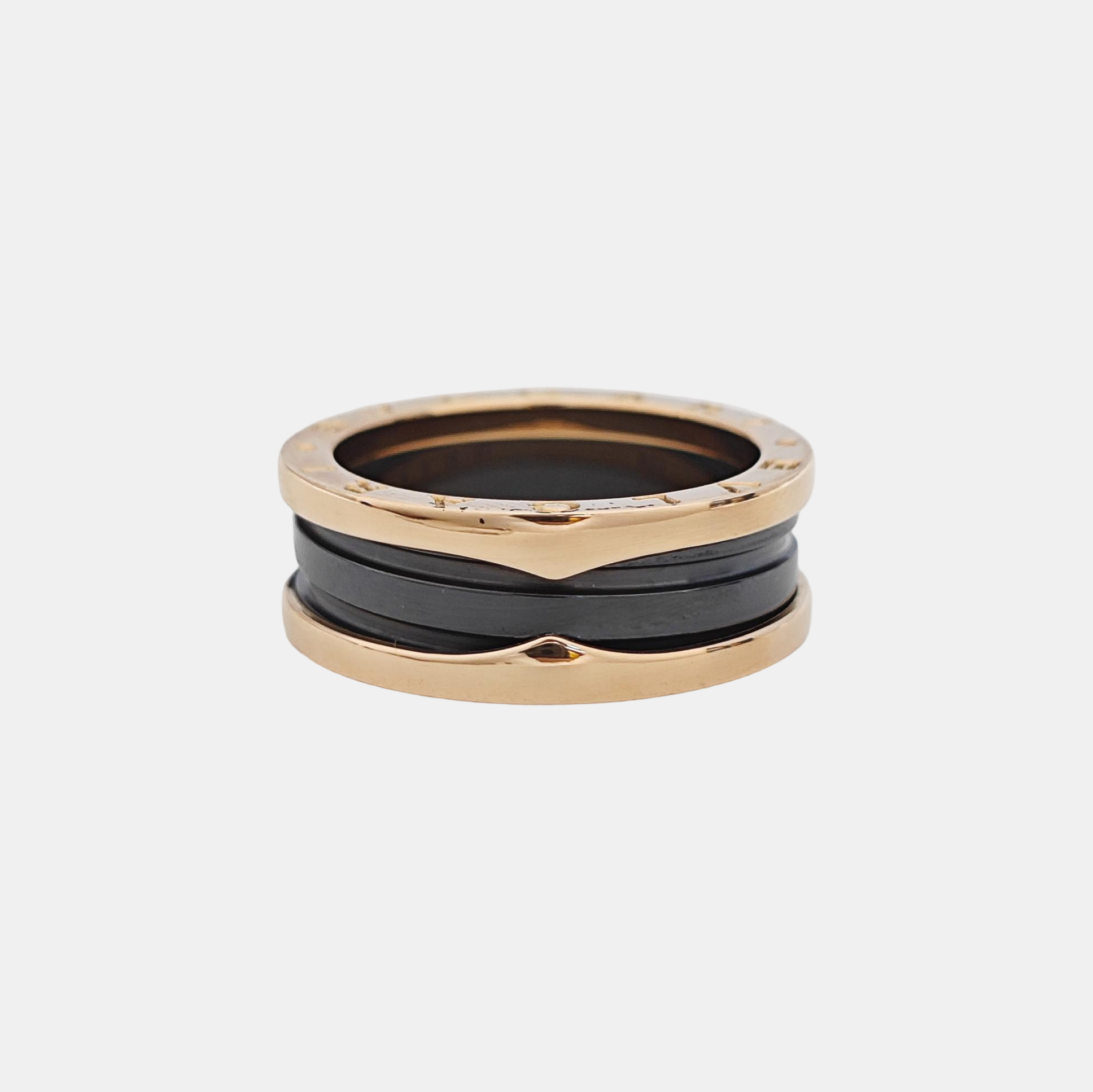 B.ZERO1 18k Rose Gold Ring EU 60