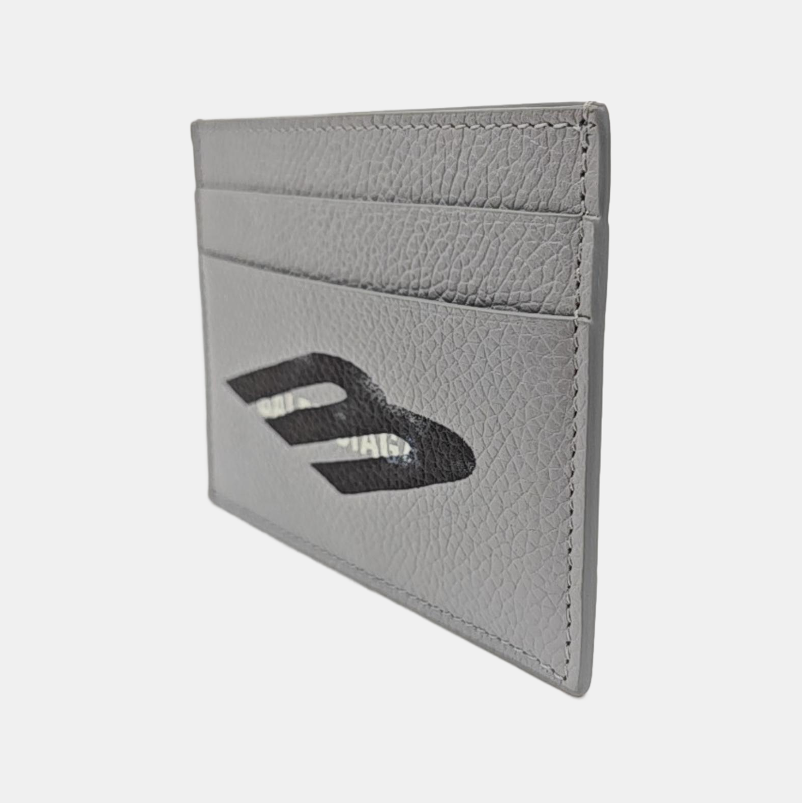 Cash Calfskin Gray Card Holder