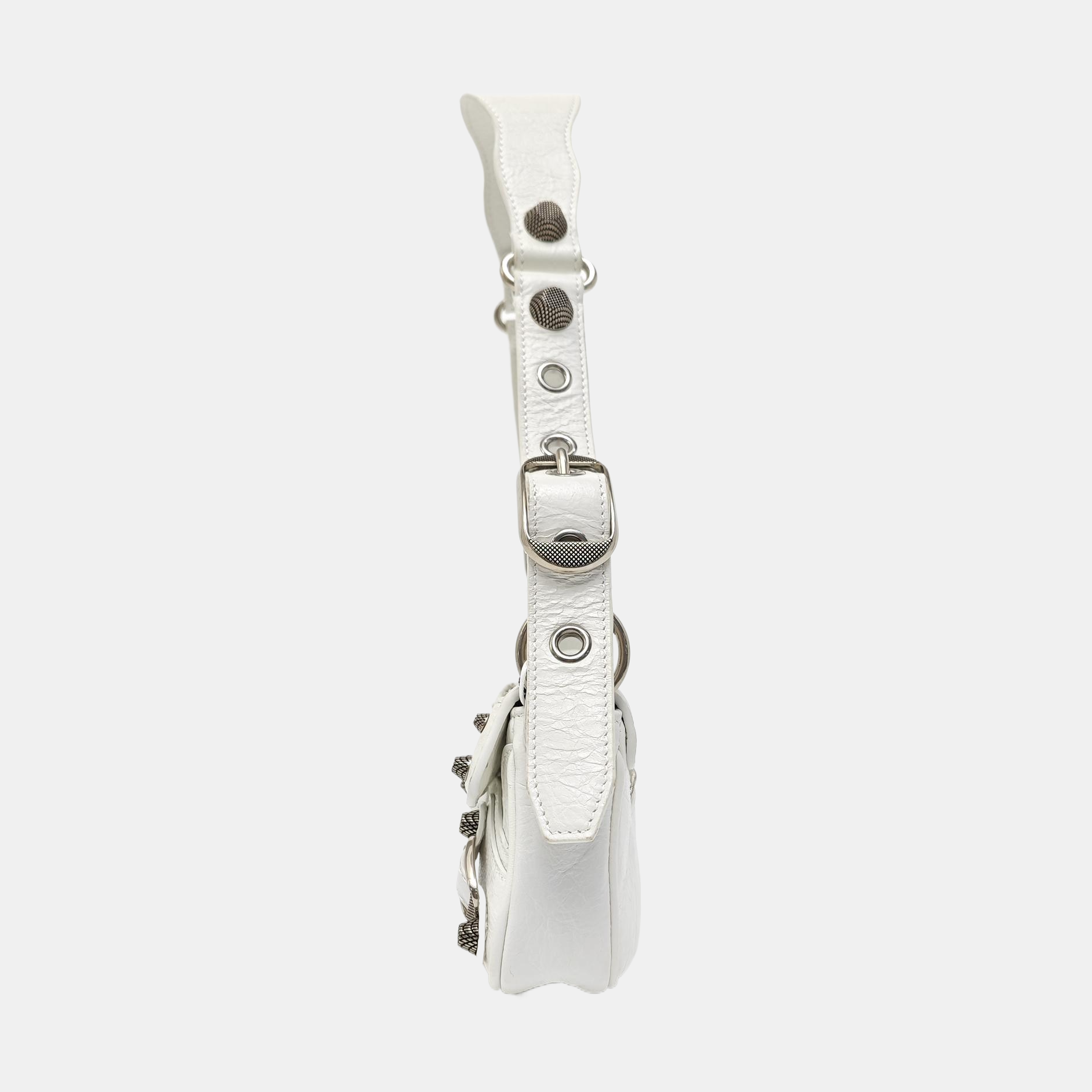 Le Cagole Mini Lambskin White