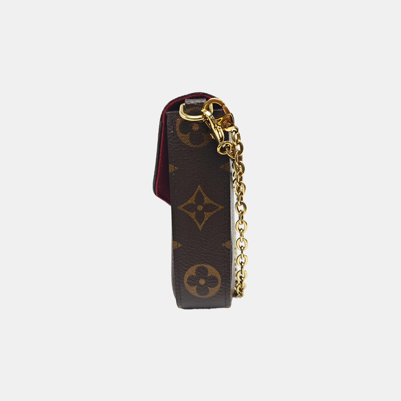 FÉLICIE Monogram Coated Canvas Brown