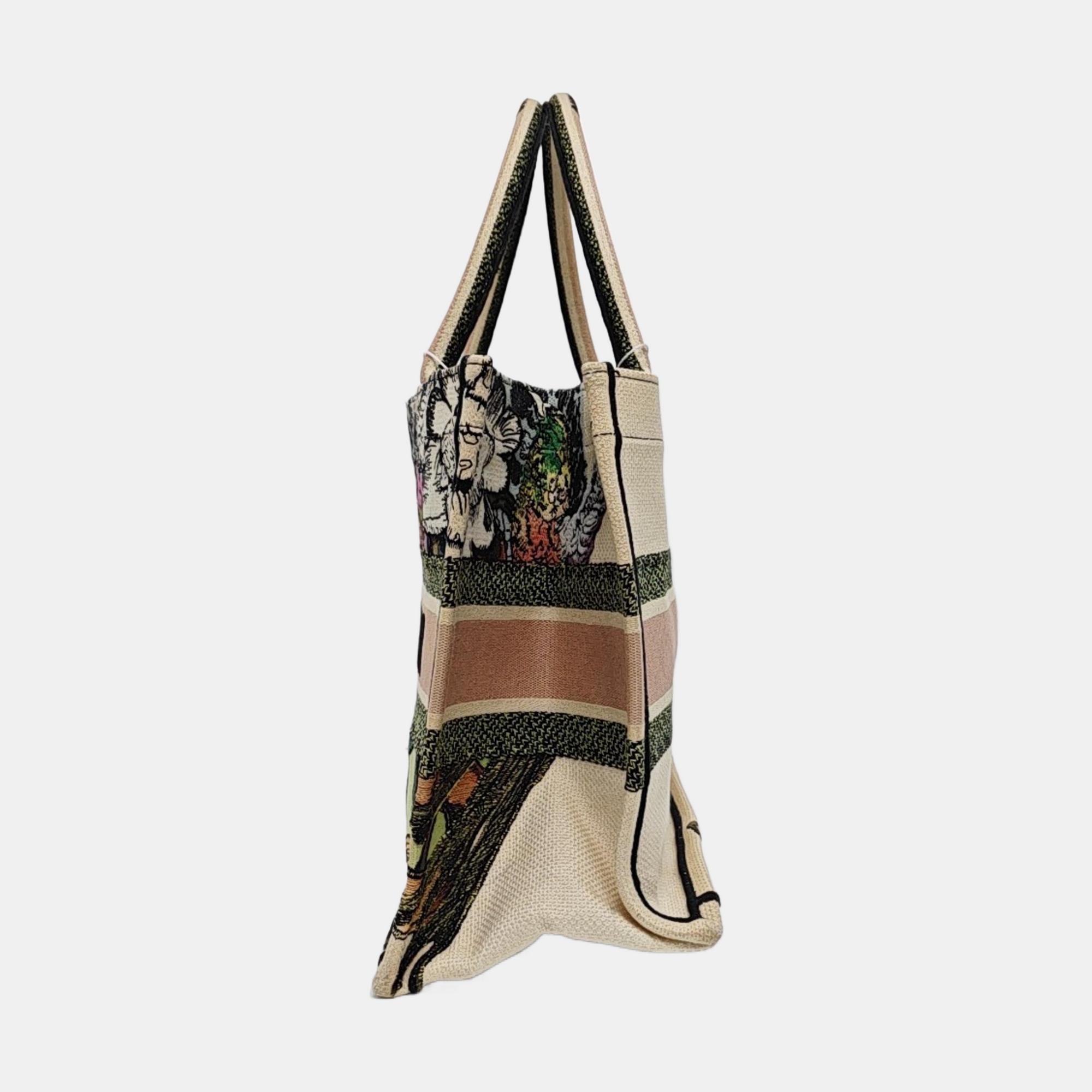 Authenticated pre-owned  Book Tote Small Fabric Multicolor - Tote Bag at Looply