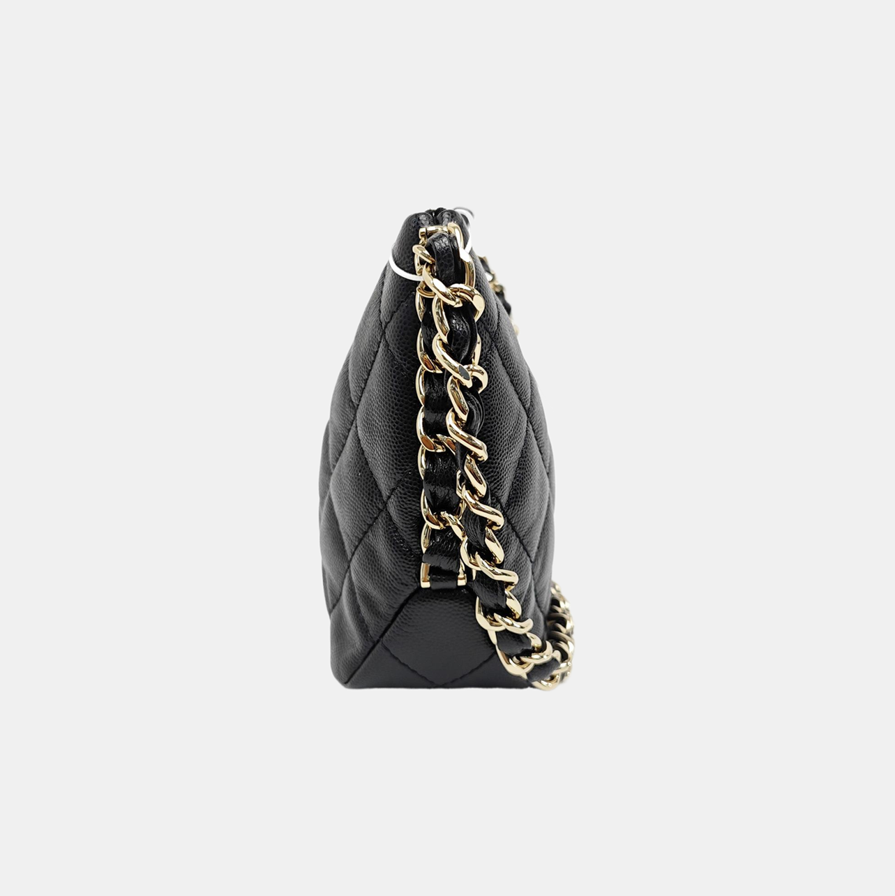23K Quilted Calfskin Black