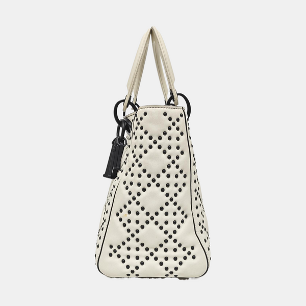 Lambskin Shoulder Bag White
