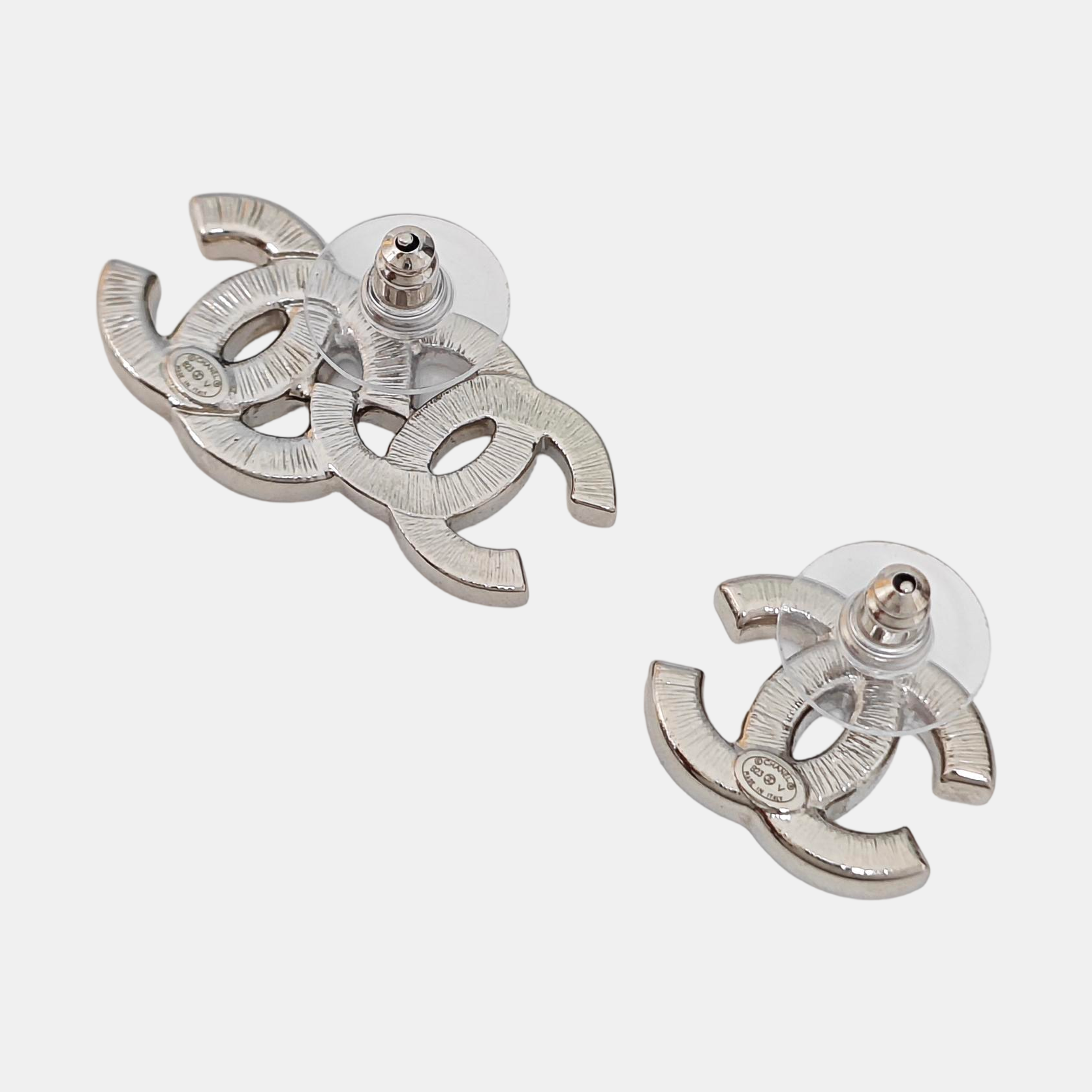 Metal Silver Stud Earrings