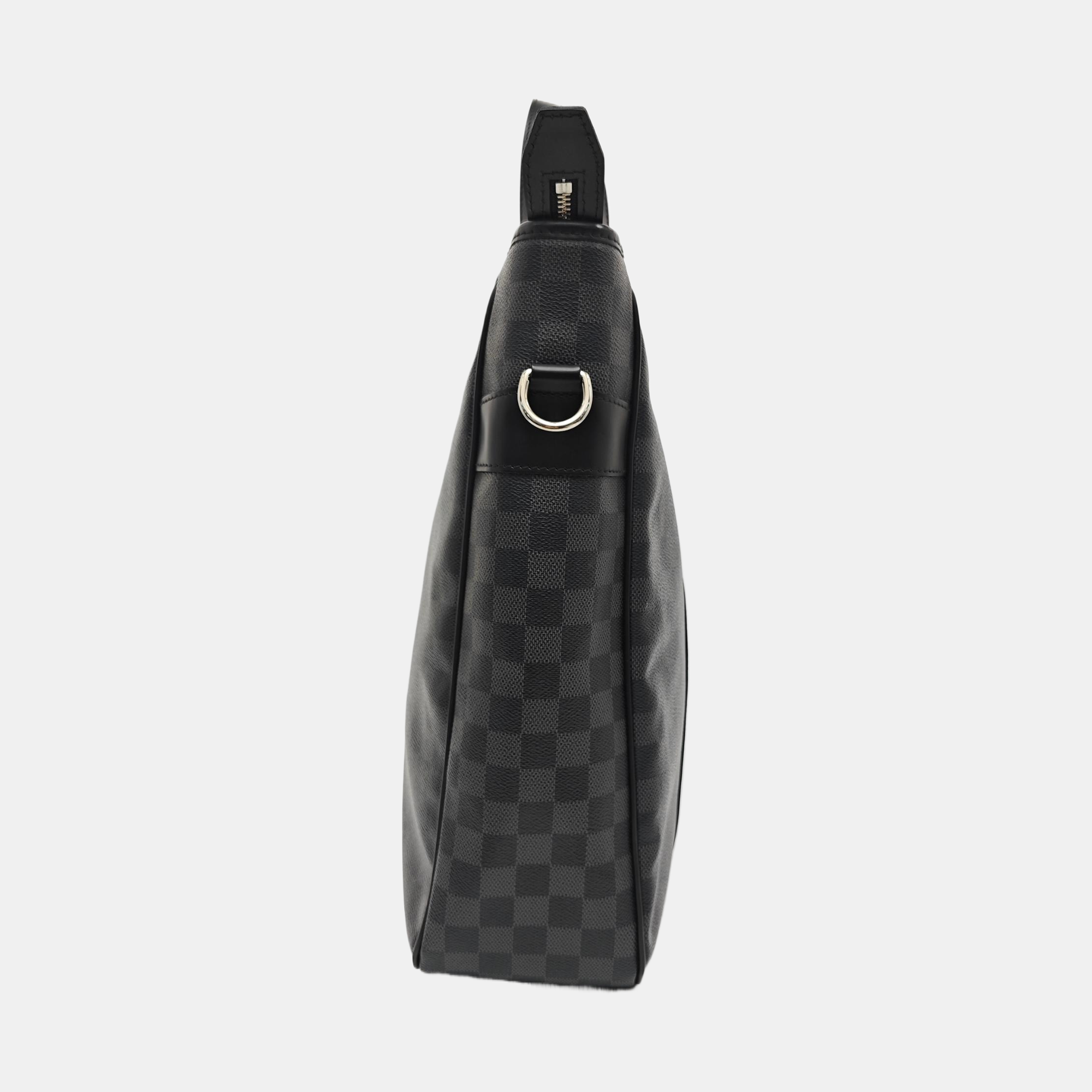 TADAO MM Damier Graphite Coated Canvas Gray