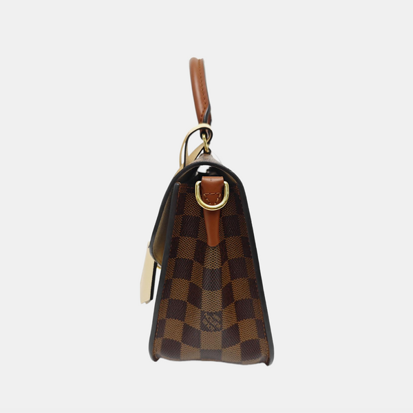 BEAUMARCHAIS Damier Ebene Coated Canvas Brown