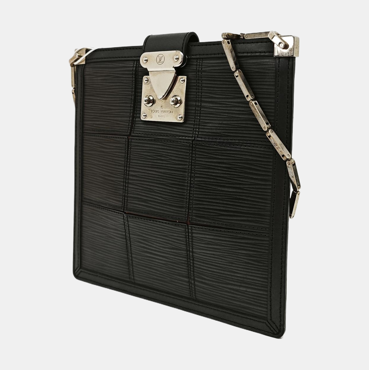 Quilted Calfskin Tote Bag Black