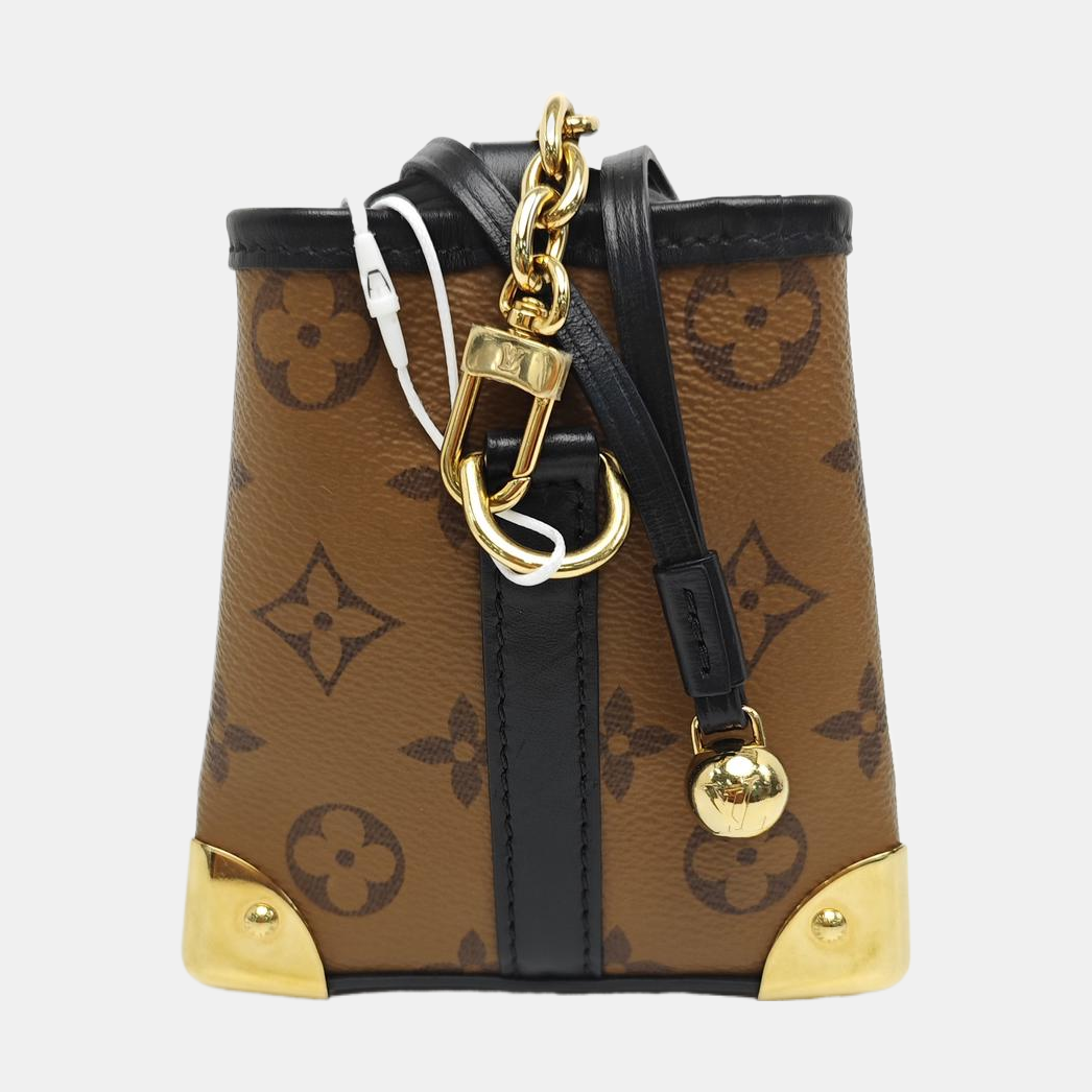 NOÉ PURSE LV CHARMS Monogram Coated Canvas Brown
