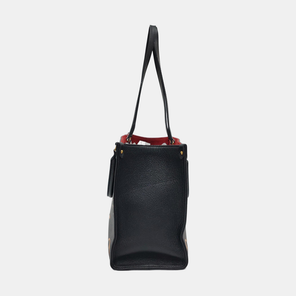 ONTHEGO MM Monogram Calfskin Black