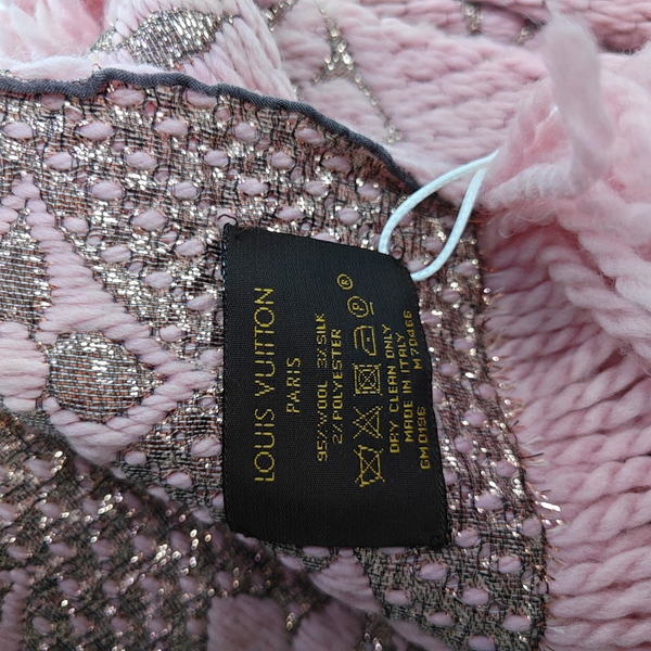 Pink Wool Scarf