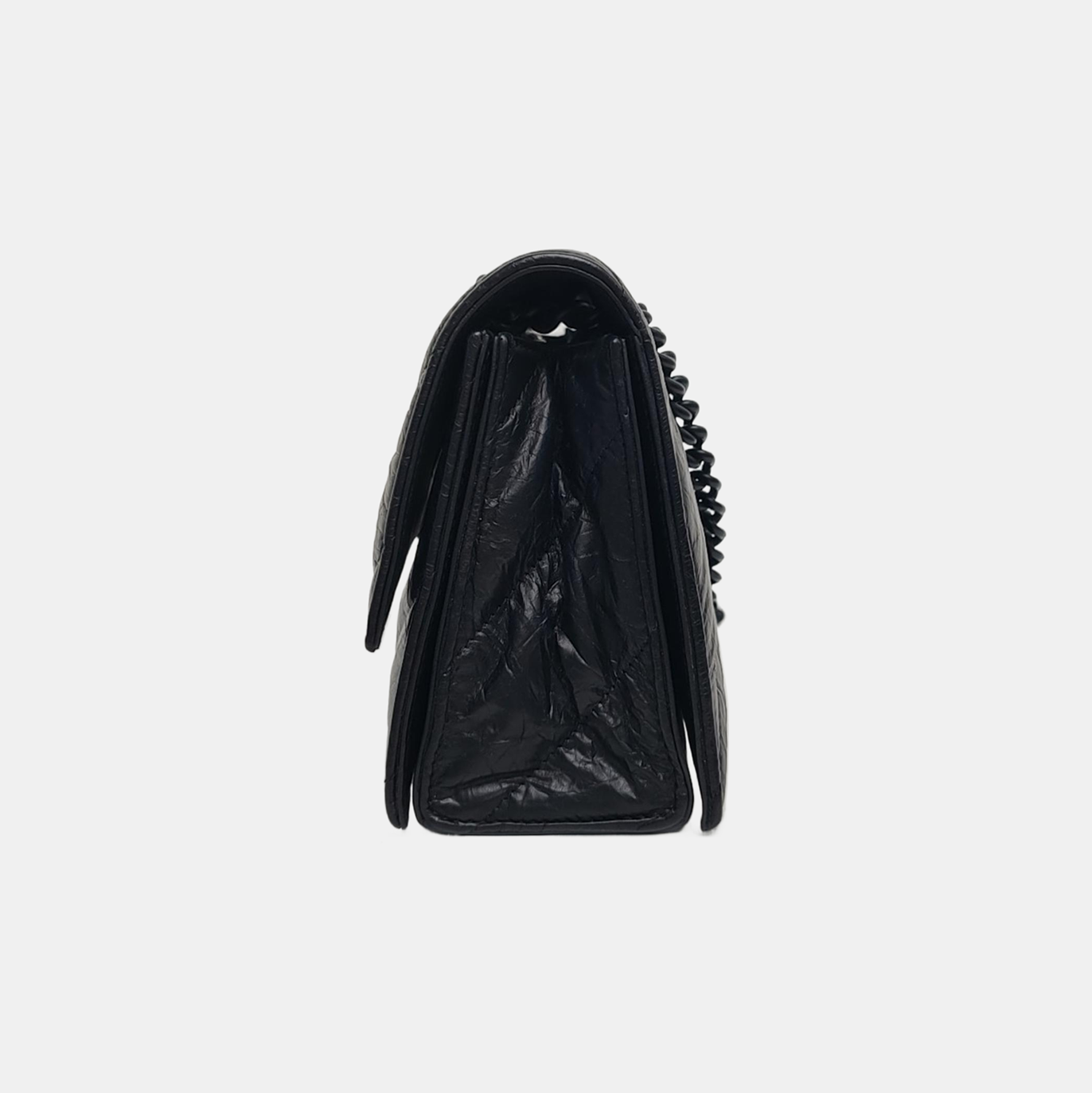 Crush Small Quilted Calfskin Black