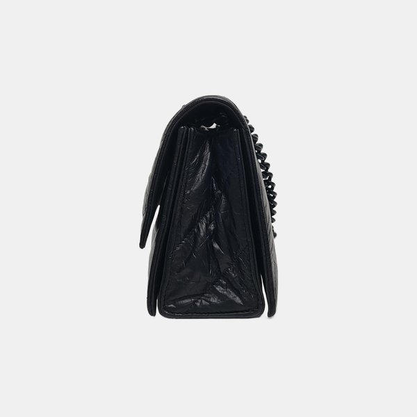 Crush Small Quilted Calfskin Black