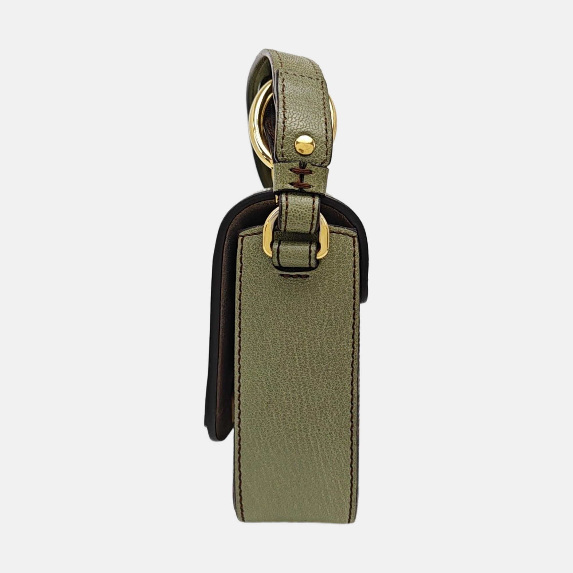 Chloé C Mini Calfskin Green
