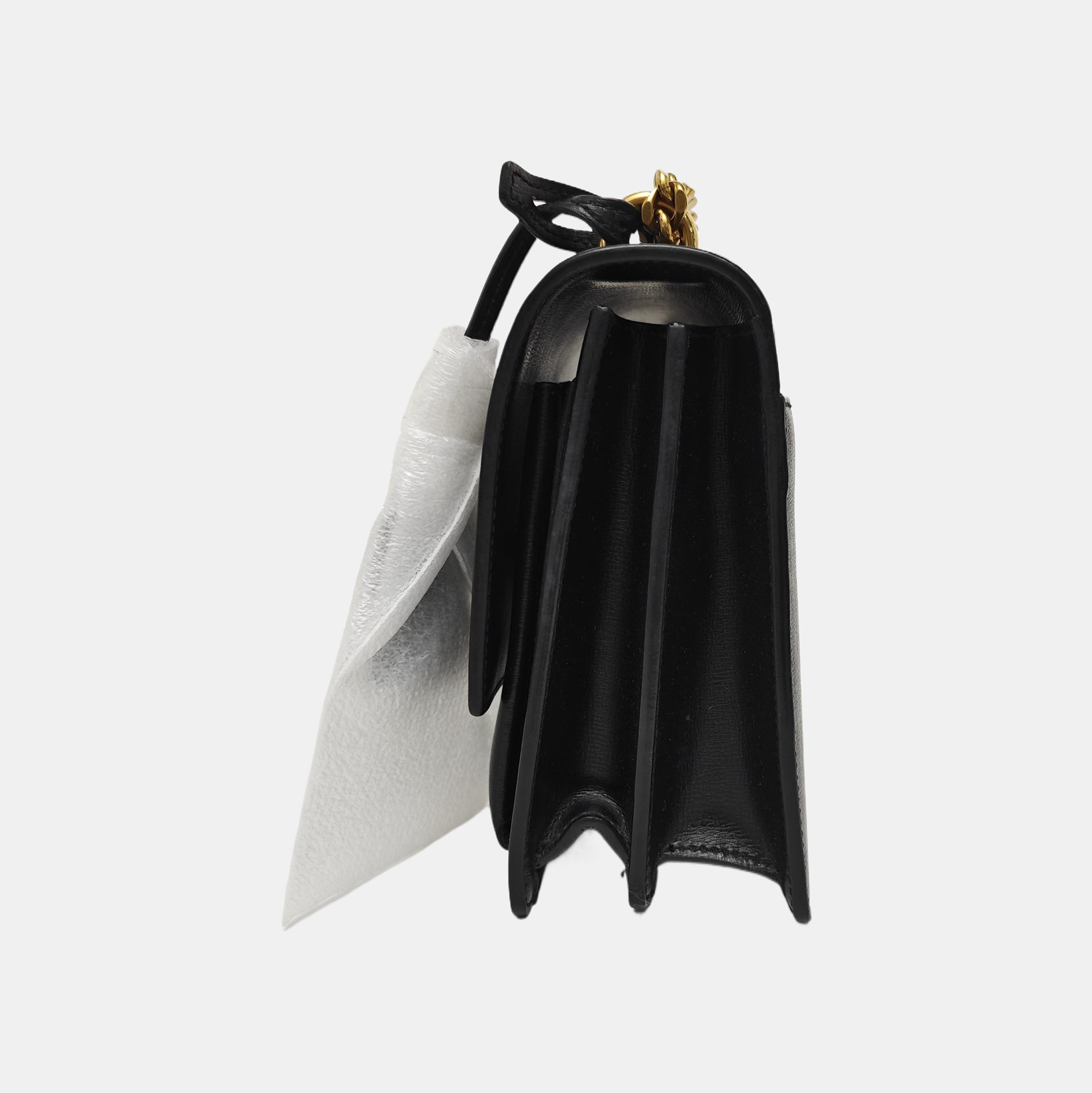 SUNSET Medium Calfskin Black
