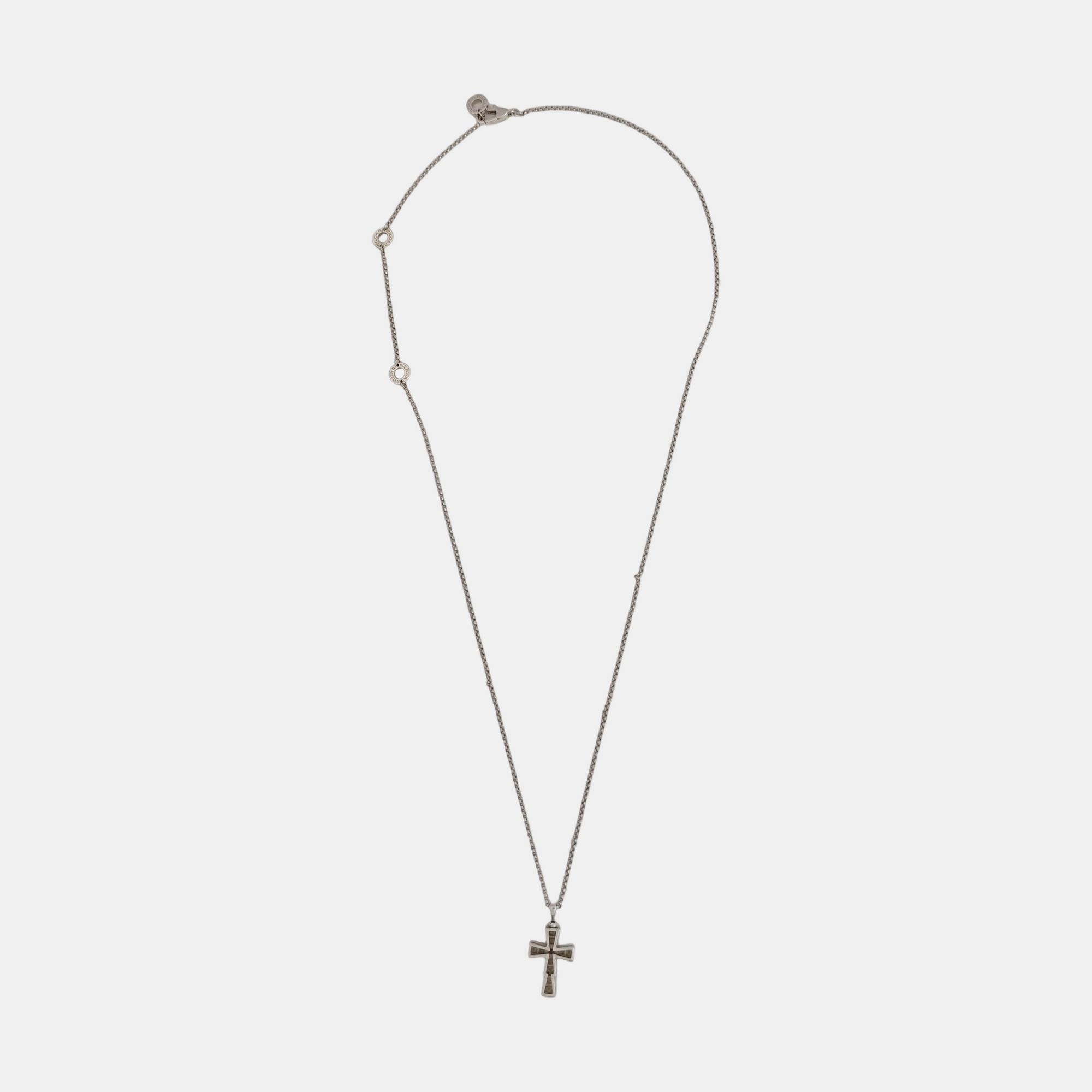 CROCE 18k White Gold Silver Necklace