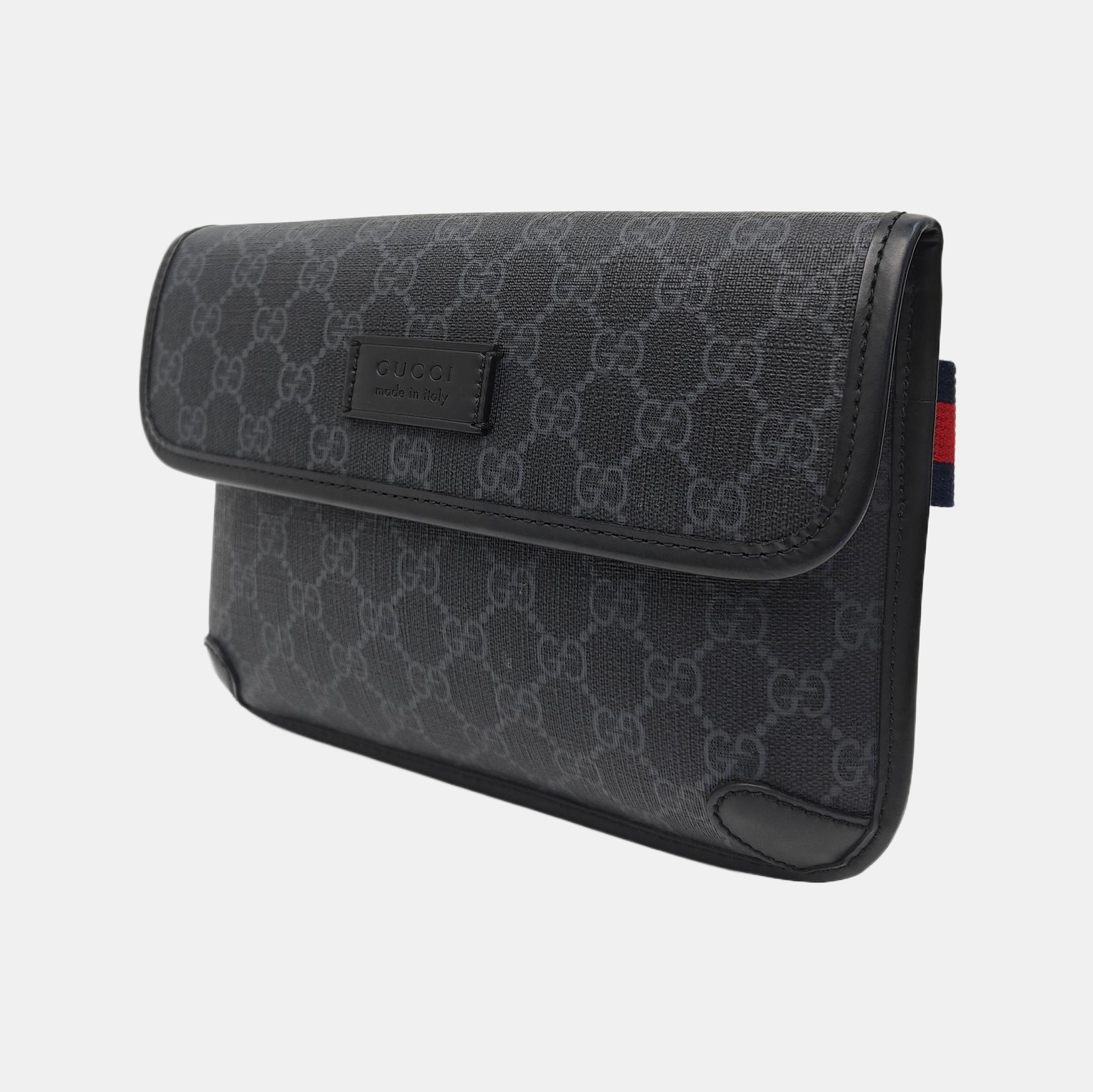 Neo Vintage Monogram Coated Canvas Black