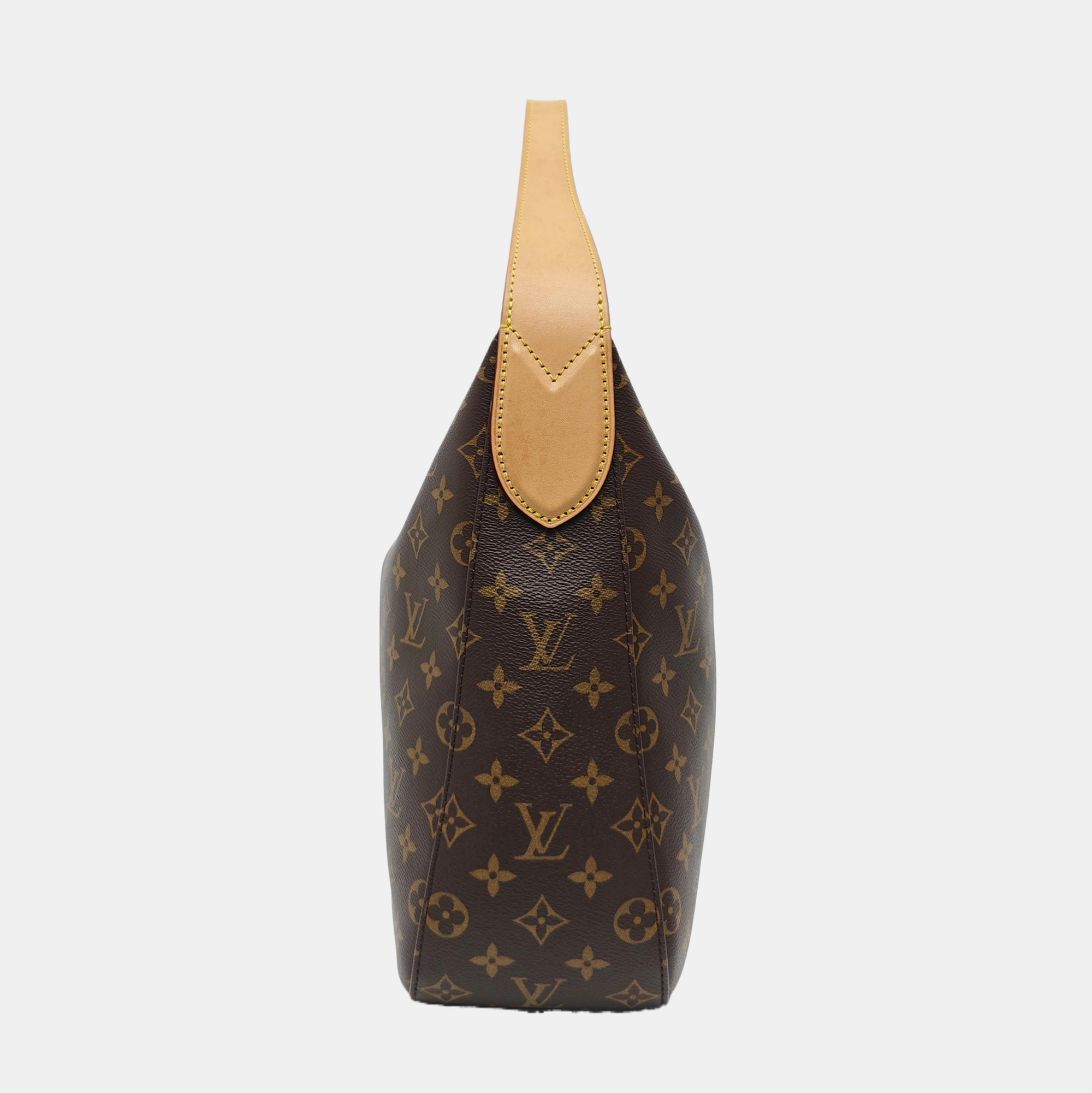 SLOUCHY MM Monogram Coated Canvas Brown