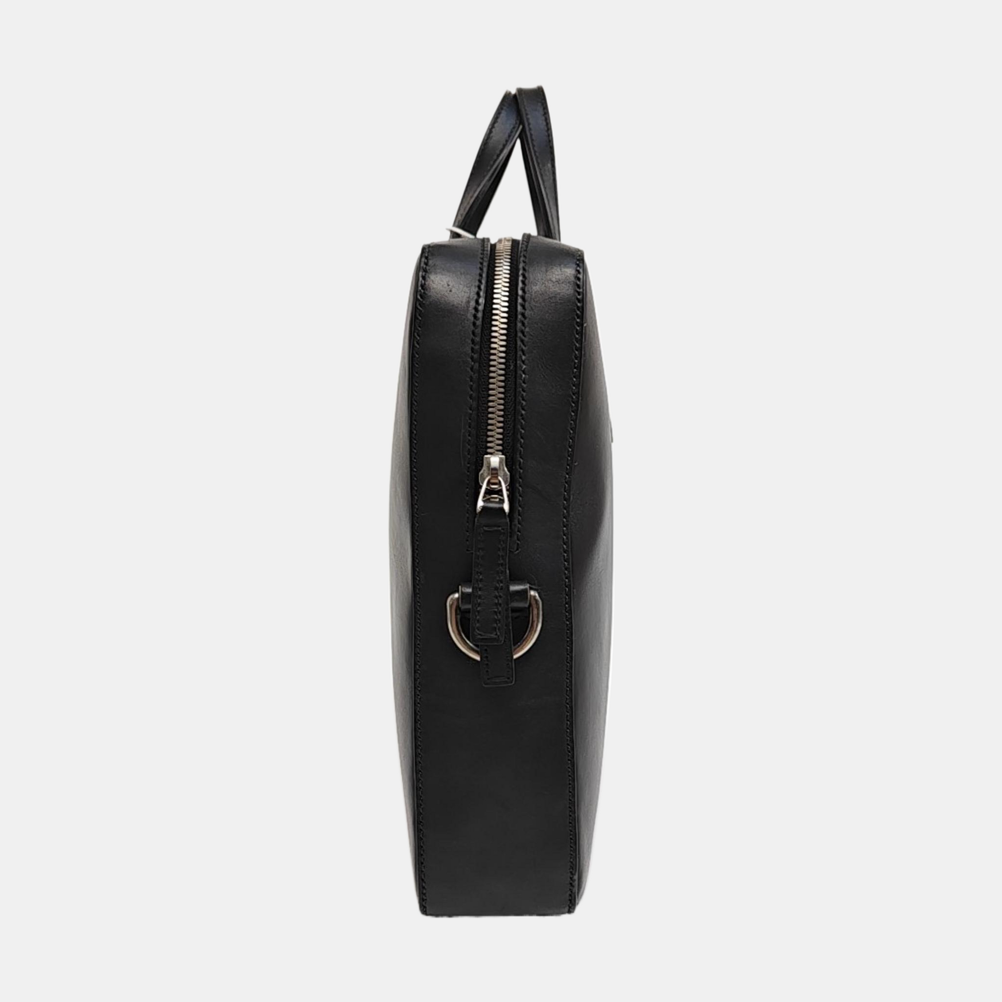 Calfskin Shoulder Bag Black