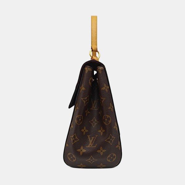 CLUNY MM Monogram Coated Canvas Brown